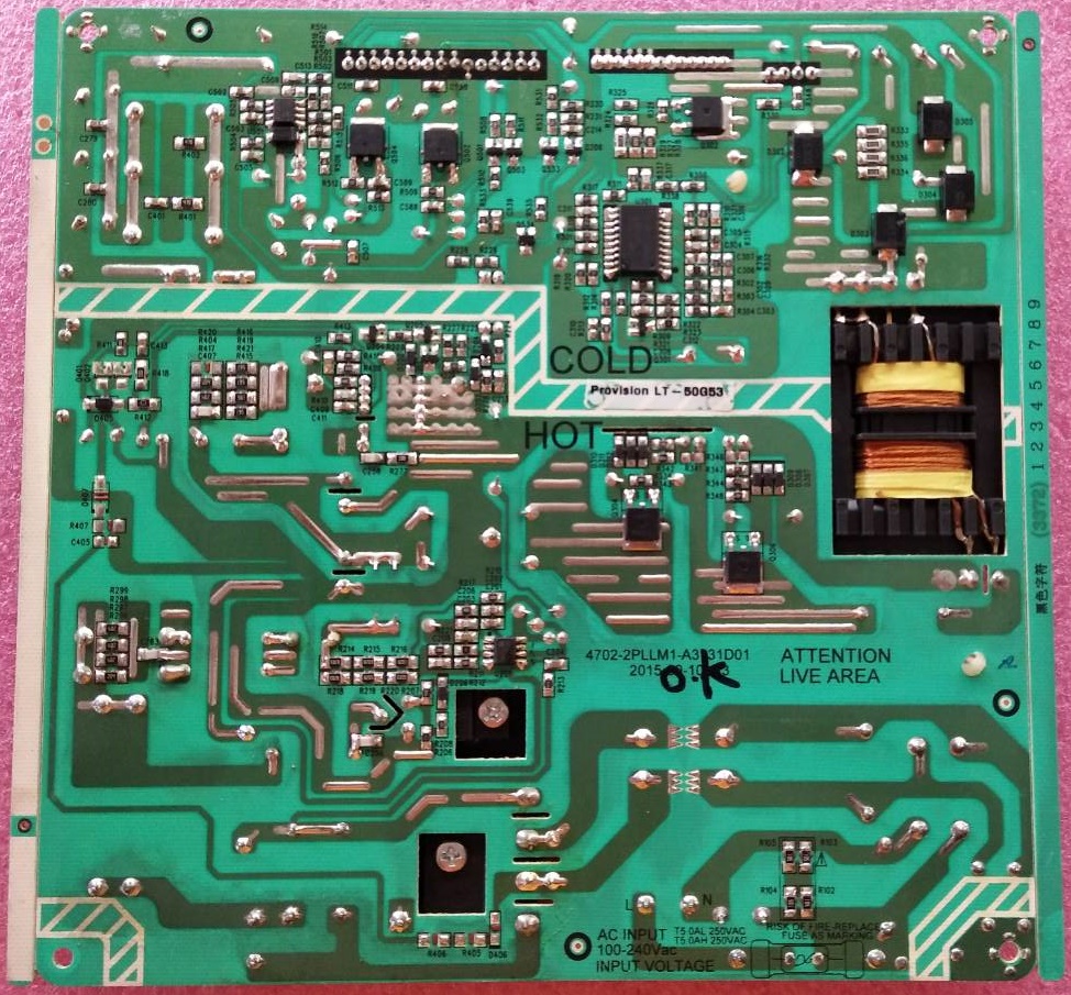 ซัพพลายทีวีโปรวิชั่น PROVISION ของแท้มือสองพร้อมใช้งาน ใช้กับรุ่นLT-50G53 พาร์ทK-PL-LM1