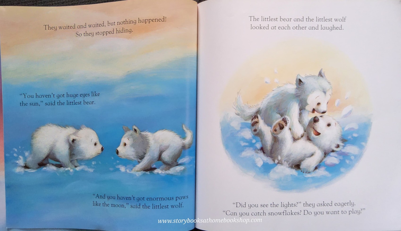 หนังสือนิทานปกอ่อน ** 🍅🍓 THE LITTLEST BEAR BY GILLIAN SHIELDS AND POLONA LOVSIN