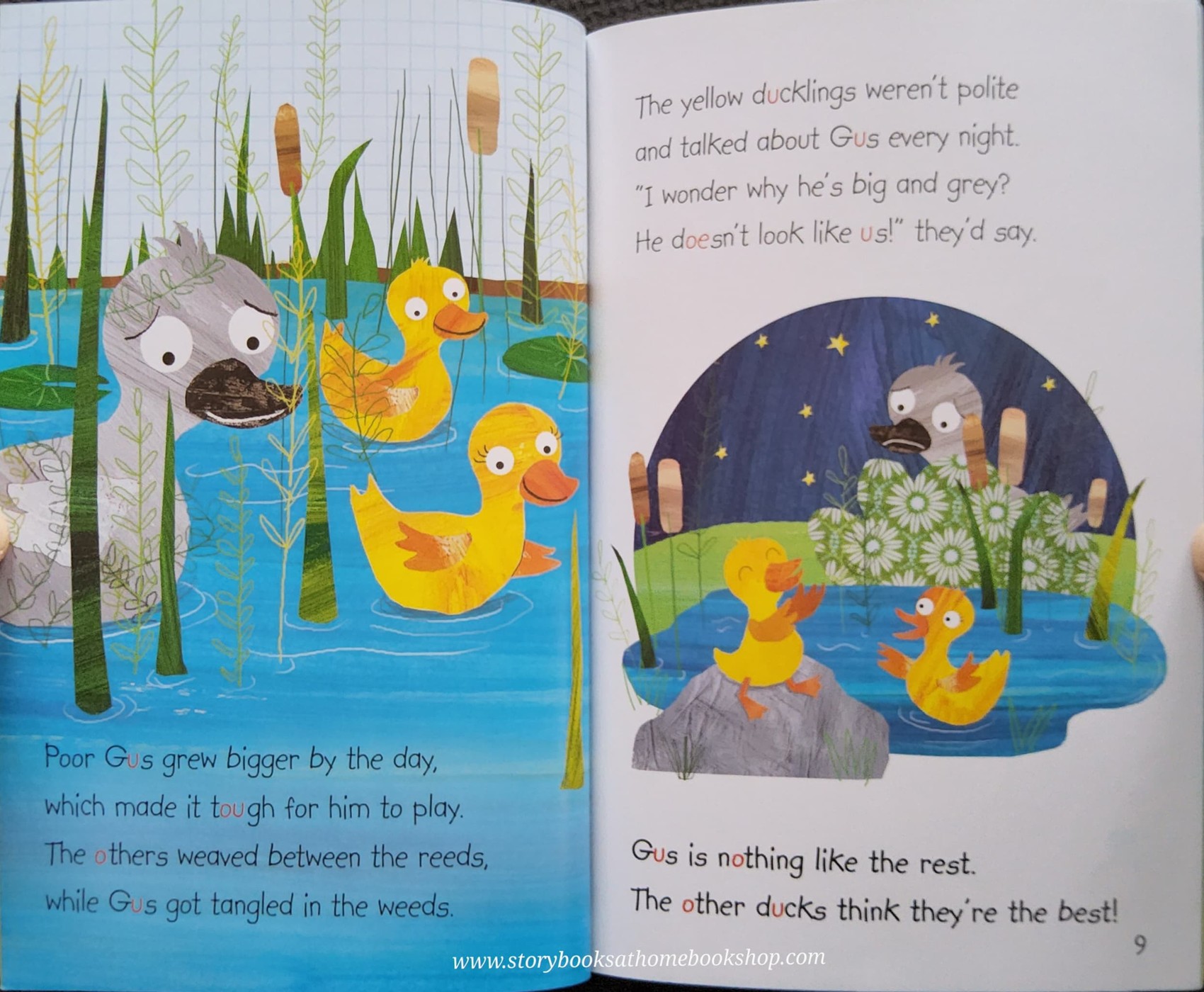 หนังสือนิทานปกอ่อน** 🍅READING WITH PHONICS: THE UGLY DUCKLING
