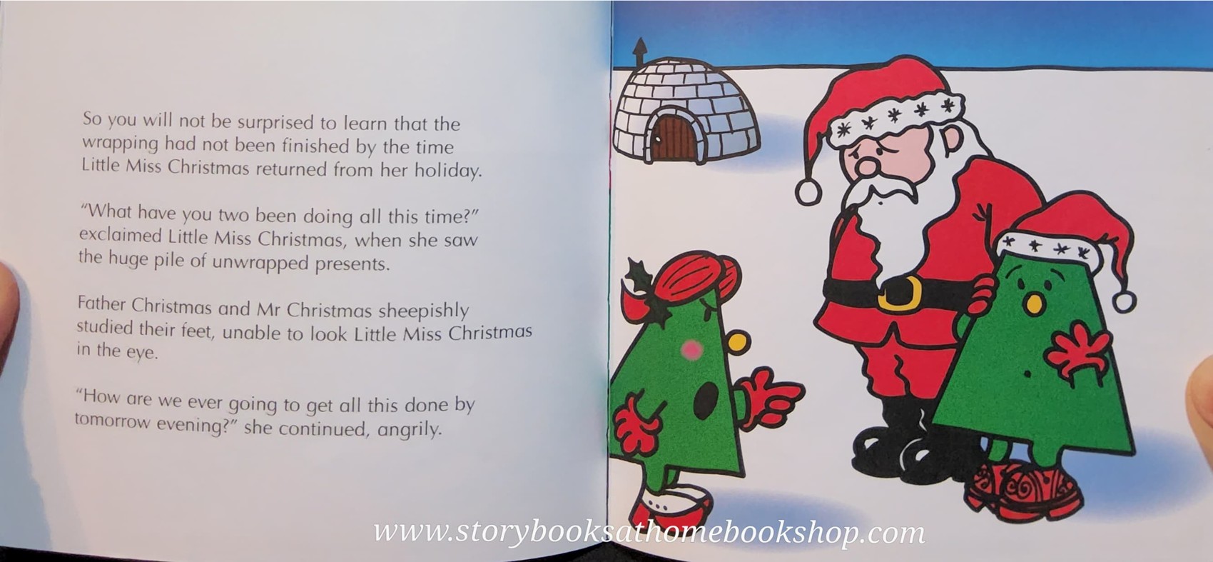 หนังสือนิทานปกอ่อน** 👉LITTLE MISS&MR.MEN👍 🍅🍅LITTLE MISS CHRISTMAS by Roger Hargreaues ปกกริทเตอร์♥️♥️