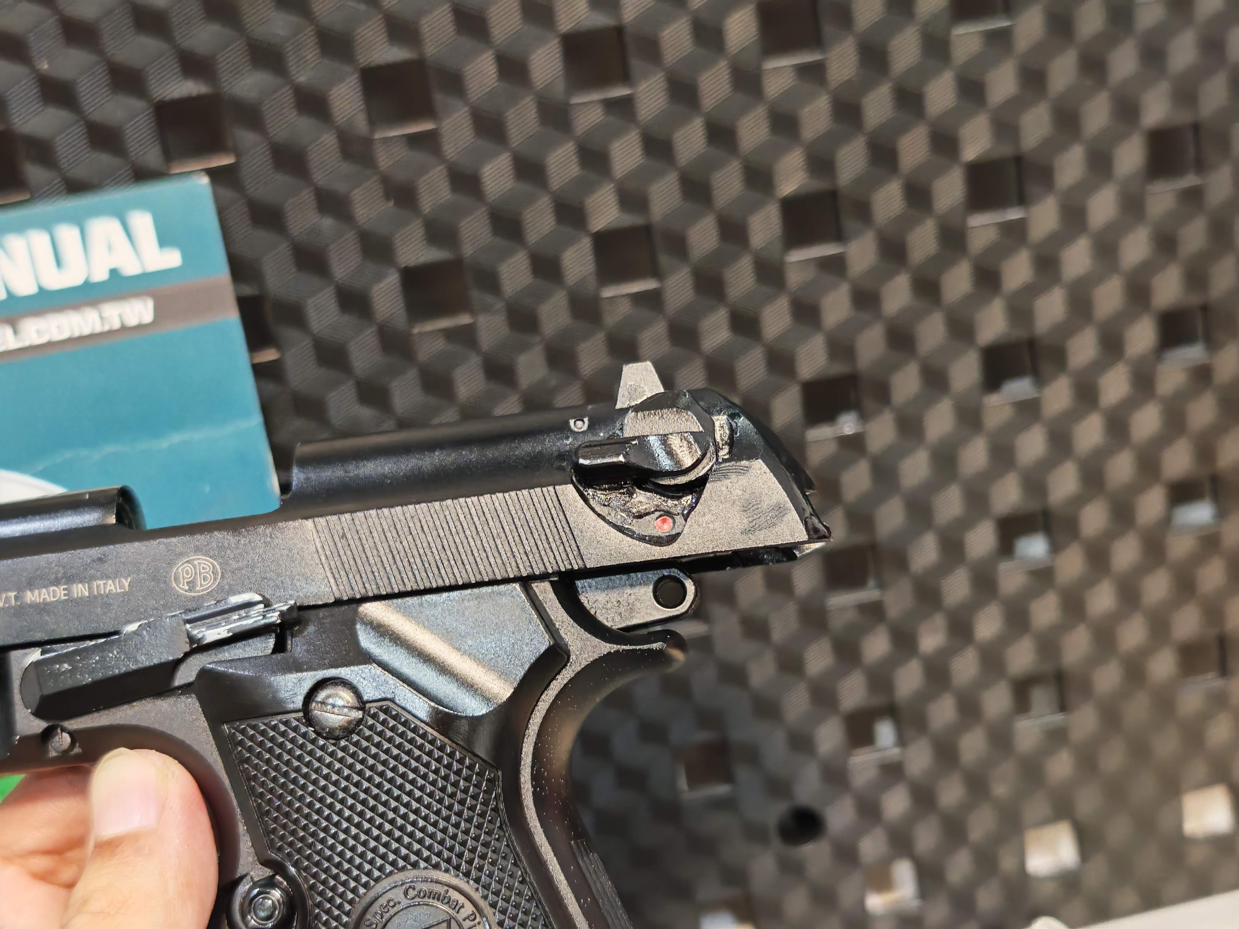 WE Beretta M92 Semi Version GBB ดำ พร้อมเล่น ไต้หวัน BB Gun บีบีกัน แบบแก๊ส ปืนอัดลม มือสอง Airsoft Gun