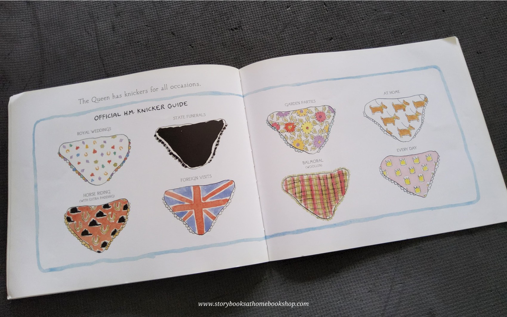 หนังสือนิทานปกอ่อน ** 🍅THE QUEEN'S KNICKERS BY NICHOLAS ALLAN