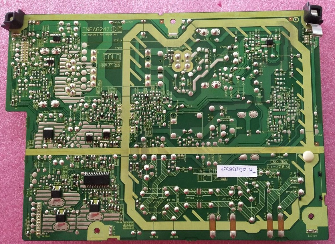ซับพลายทีวี พานาโซนิค Panasonic ของแท้มือสองถอดจากเครื่อง ใช้กับรุ่น TH-40DS500T พาร์ทบอร์ด TNPA6247