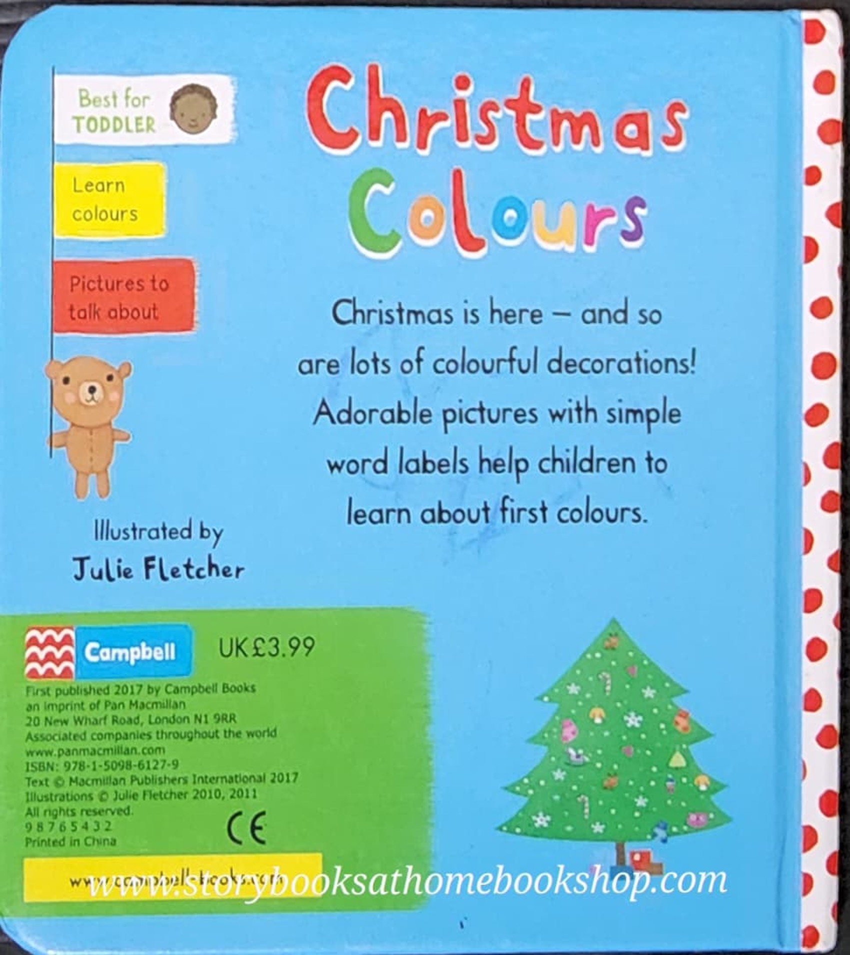 BOARD BOOK ** 🍅🍓CHRISTMAS COLOURS