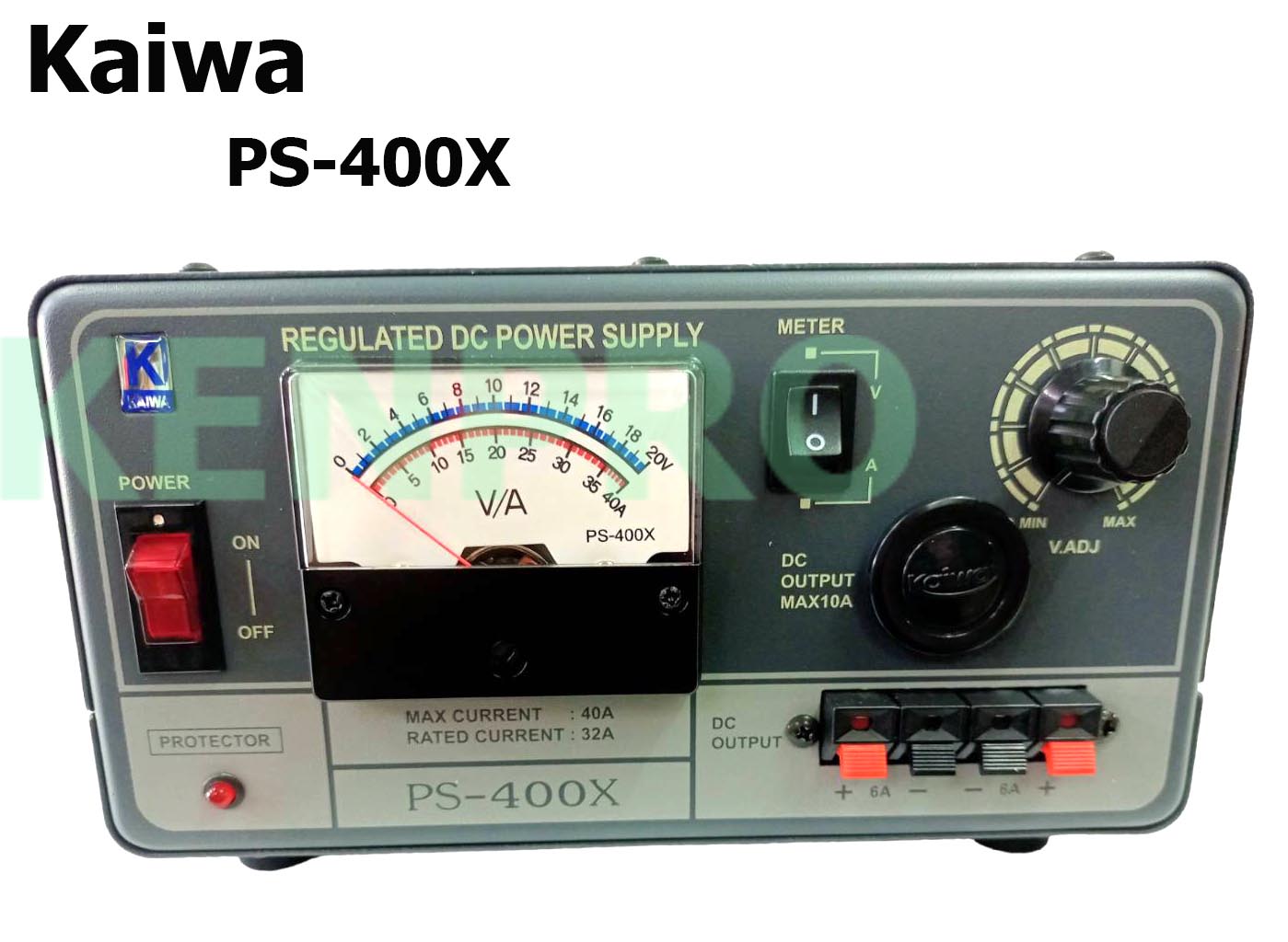 KAIWA PS-400X DC-Power Supply เป็นแหล่งจ่ายไฟแบบลิเนียร์