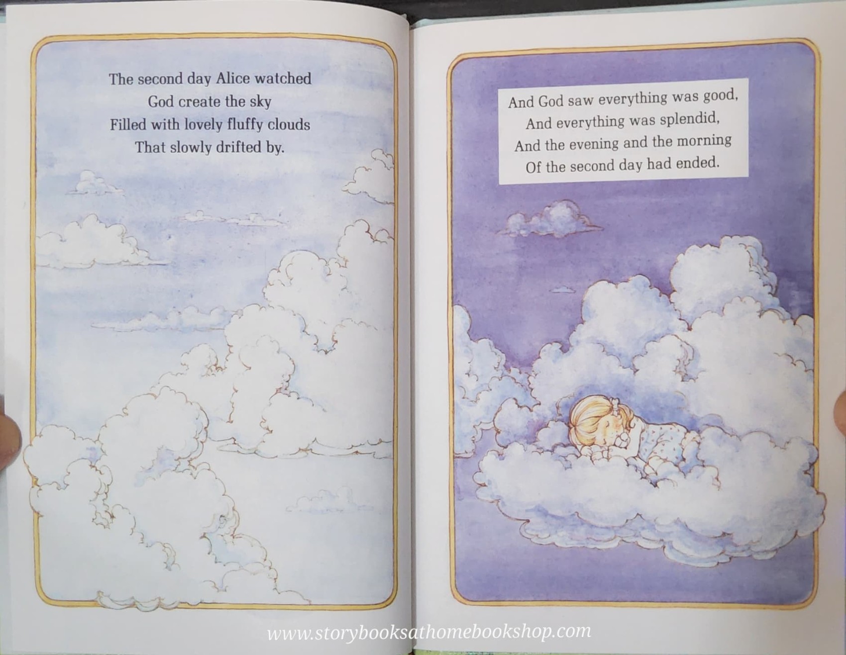 หนังสือนิทานปกแข็ง ** 🍅🍓AN ALICE IN BIBLELAND STORYBOOK:THE STORY OF CREATION