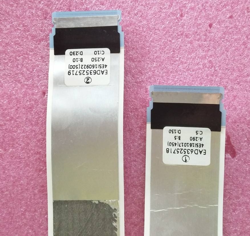 สายแพทีวี LG แอลจี อะไหล่แท้/มือสองพร้อมใช้งาน พาร์ทEAD63525718 EAD63525719 ใช้กับรุ่น 43UH650 และรุ่นที่พาร์ทตรงกัน