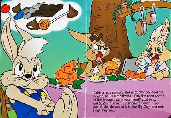 Board Book** 🍅🍓PETER COTTONTAIL THE CHOCOLATE RIVER