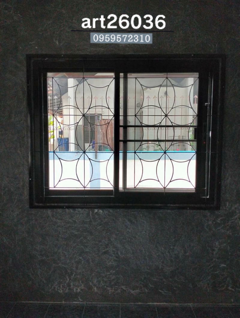 เหล็กดัดพร้อมมุ้งลวด ออกแบบตามแบบลูกค้า ราคาพิเศษ