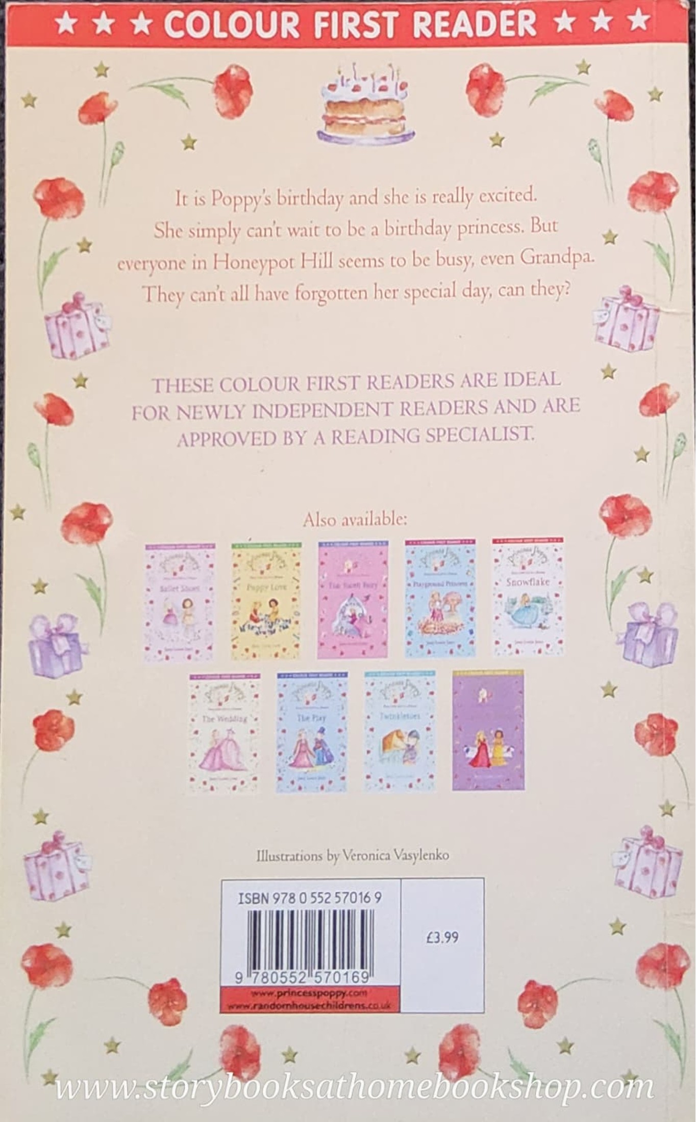 หนังสือนิทานปกอ่อน ** 🍅🍓PRINCESS POPPY: THE BIRTHDAY