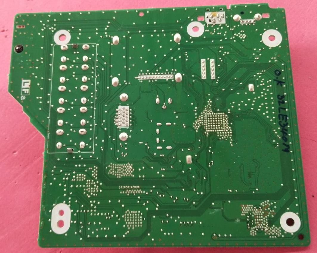 Main Board SHARP (เมนบอร์ด ชาร์ป) อะไหล่แท้/ของถอดจากเครื่อง ใช้กับรุ่น :LC-32LE340M พาร์ท QPWBNF998WJN2