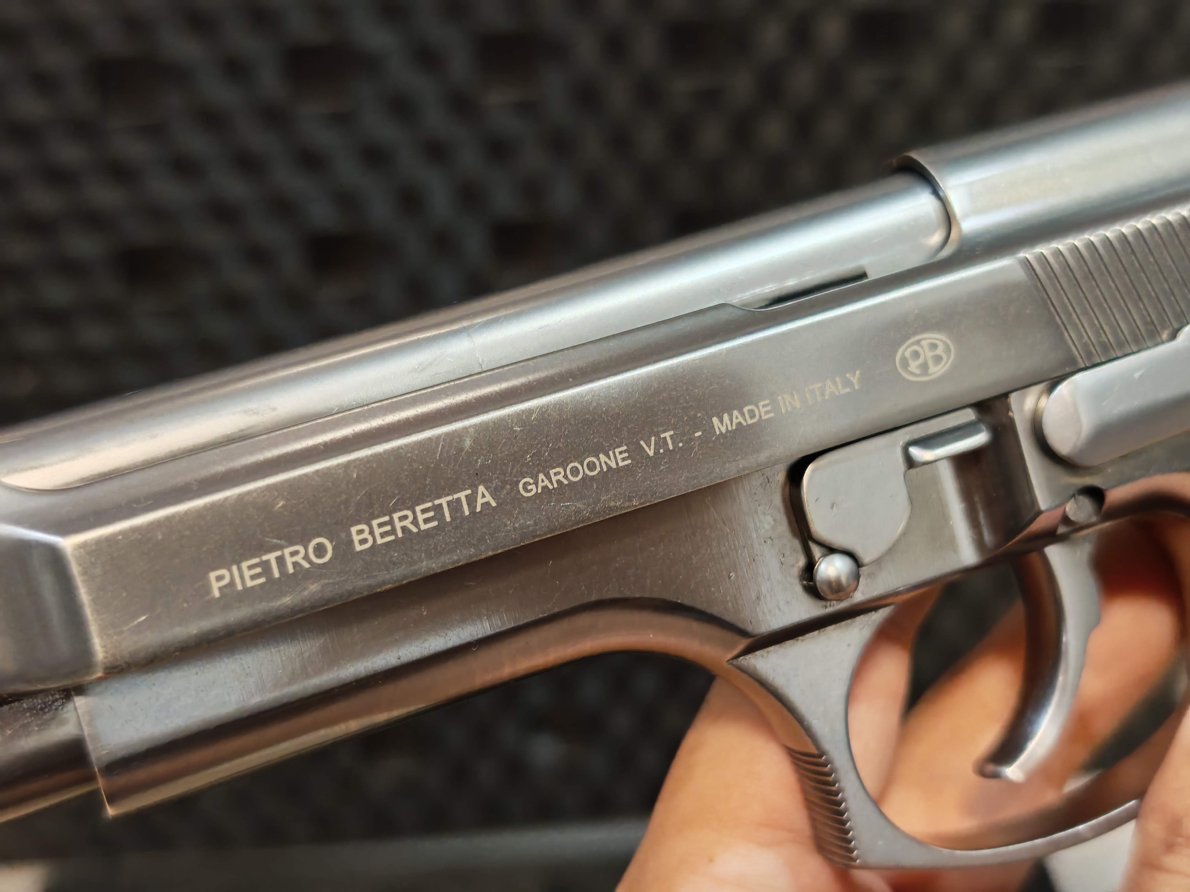 WE Beretta M92 Semi Version GBB เงิน ไต้หวัน BB Gun บีบีกัน แบบแก๊ส ปืนอัดลม มือสอง Airsoft Gun