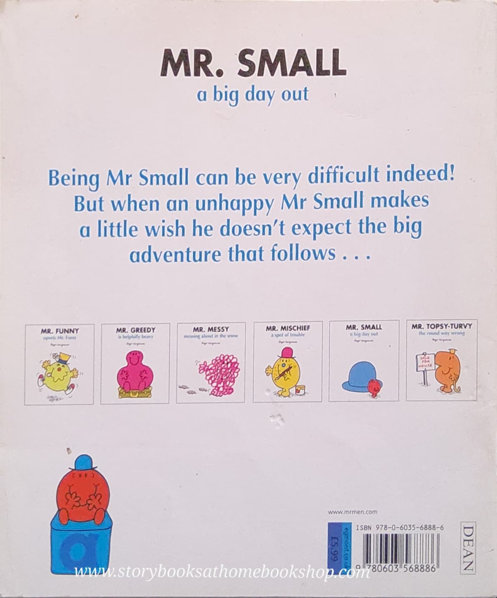 หนังสือนิทานปกอ่อน** 👉LITTLE MISS&MR.MEN👍 🍅🍓MR.SMALL A BIG DAY OUT BY Roger Hargreaues