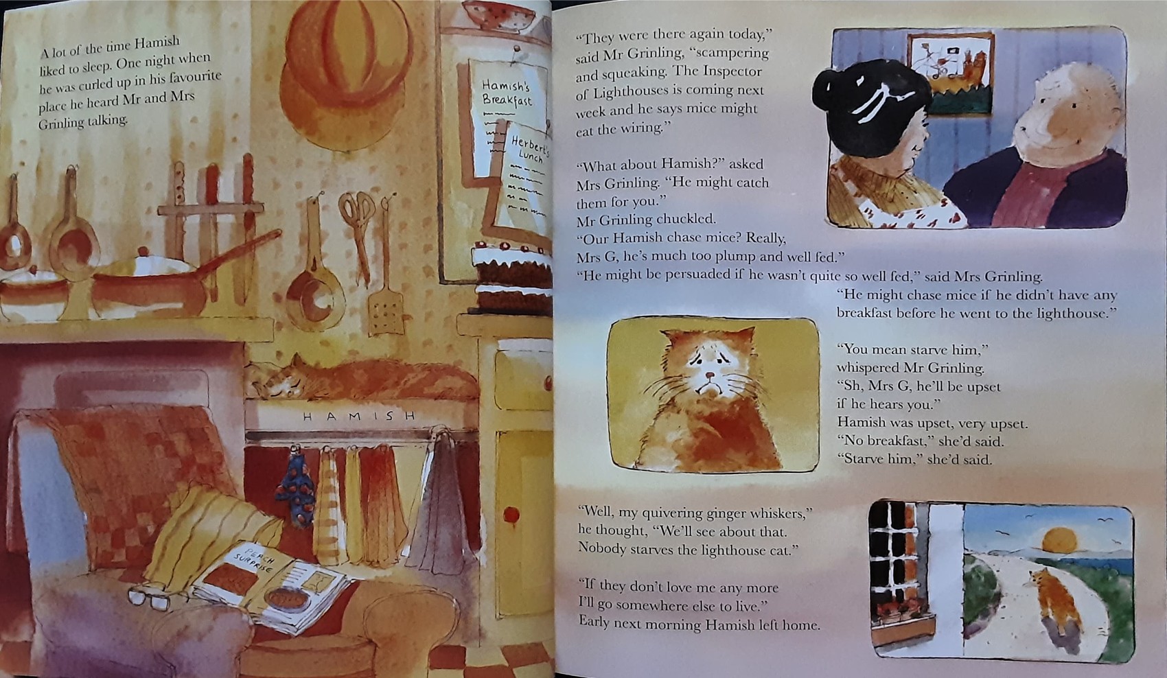 หนังสือนิทานปกอ่อน** 🍅🍓THE LIGHTHOUSE KEEPER'S CAT