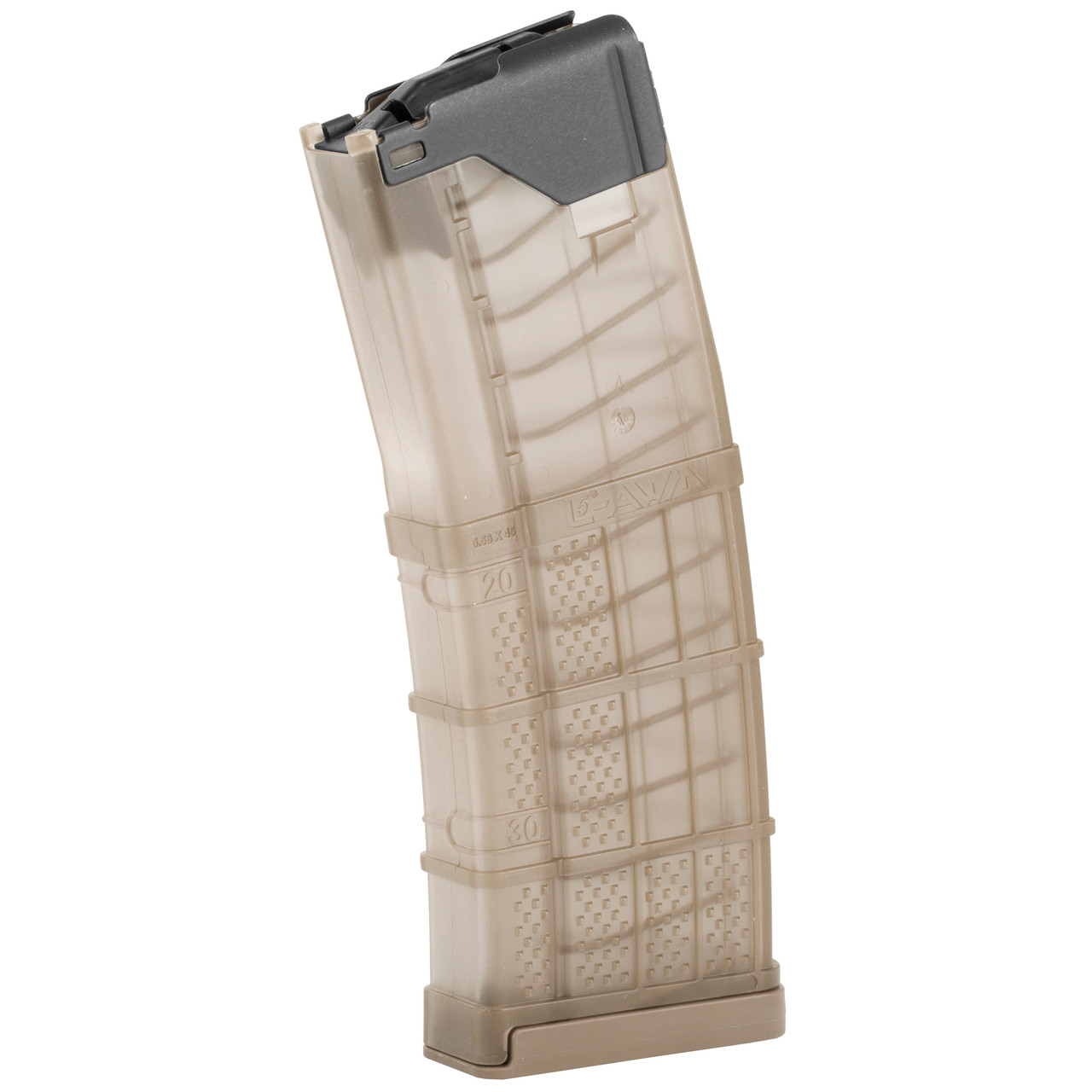LANCER SYSTEMS - L5AWM 5.56mm Translucent (DARK EARTH) Magazines
