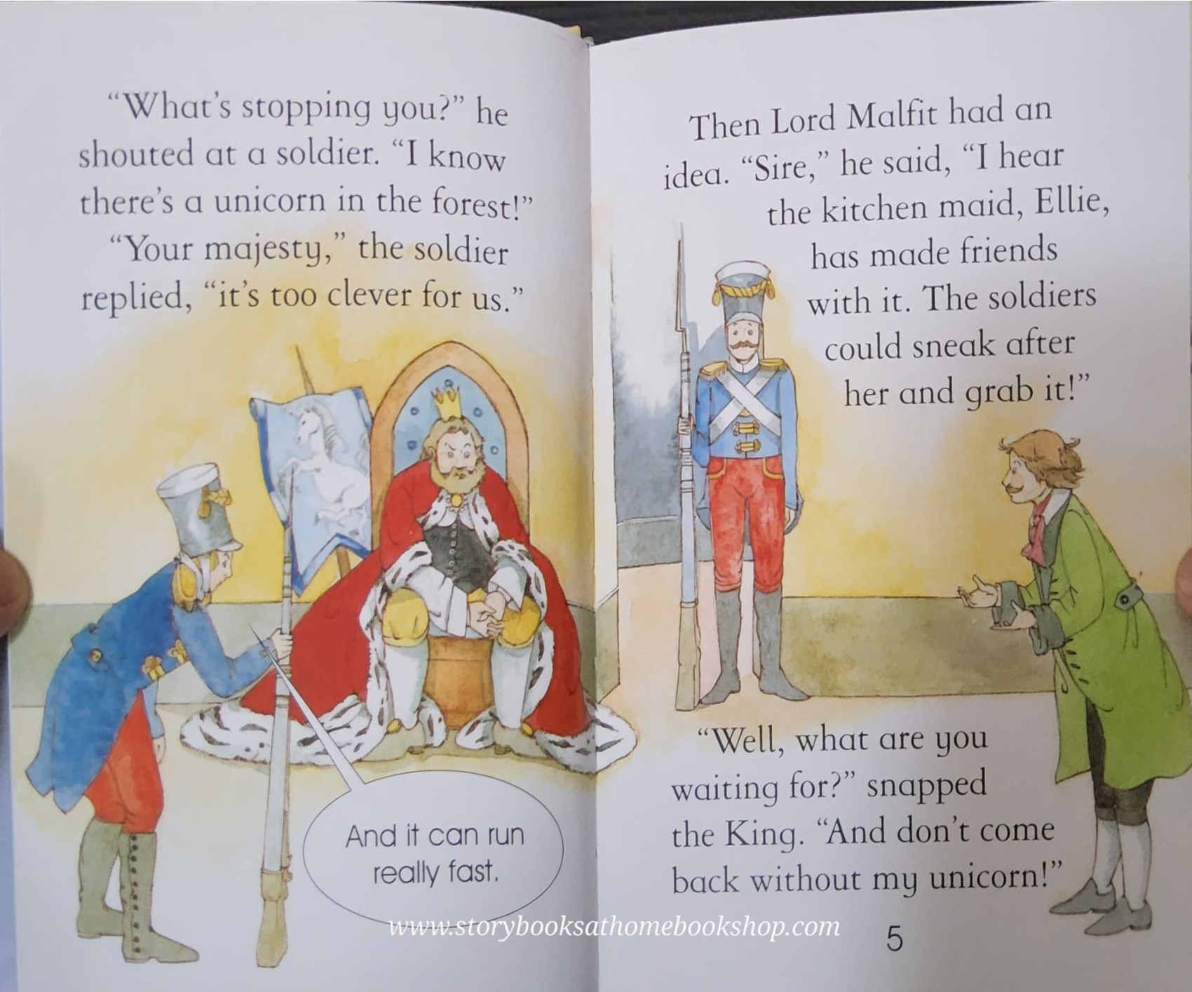 หนังสือนิทานปกแข็ง ** 🍅🍓 USBORNE YOUNG READING:STORIE OF UNICORNS