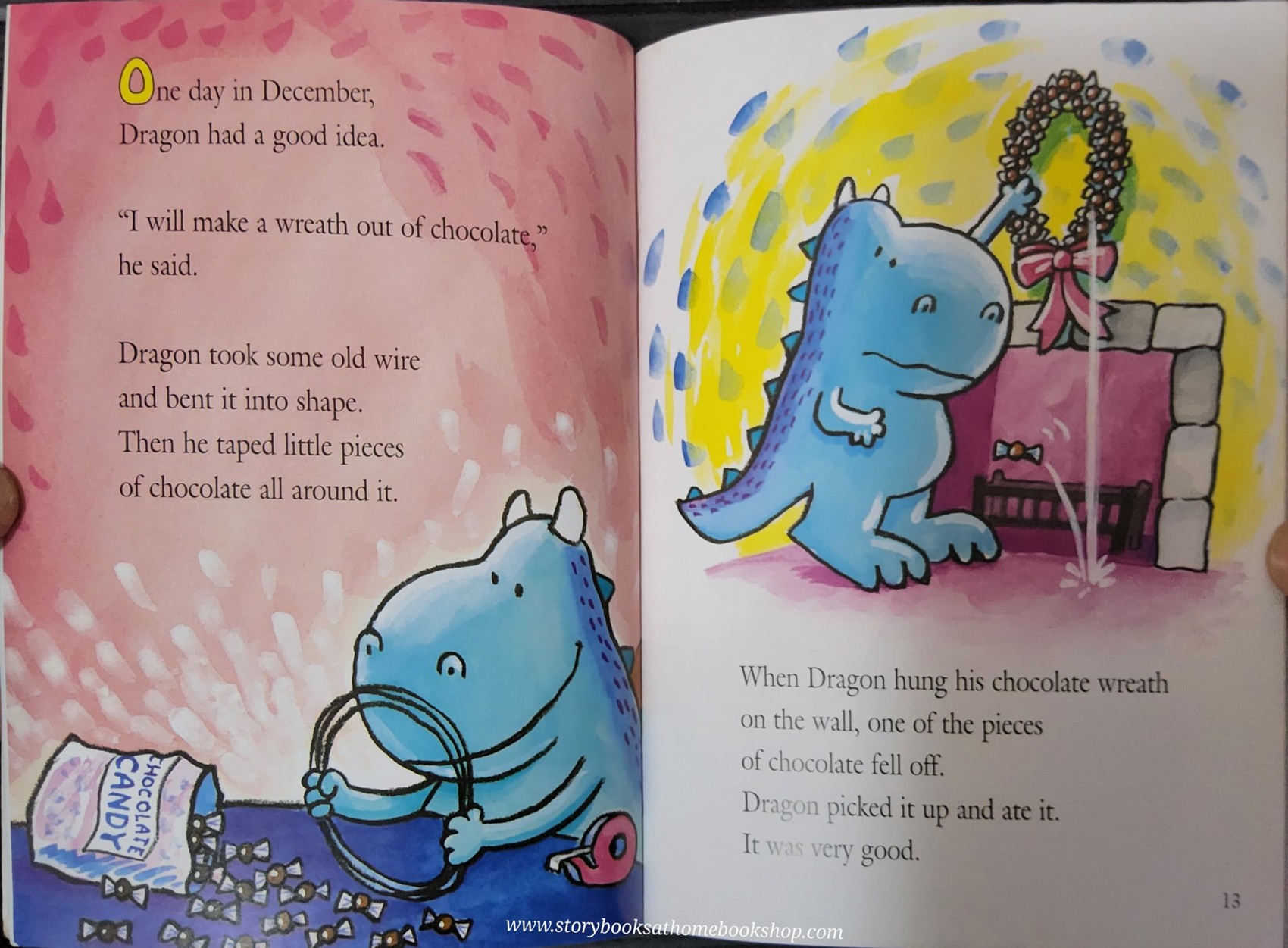 หนังสือนิทานปกอ่อน** 🍓🍓DRAGON'S MERRY CHIRISTMAS BY DAV PILKEY