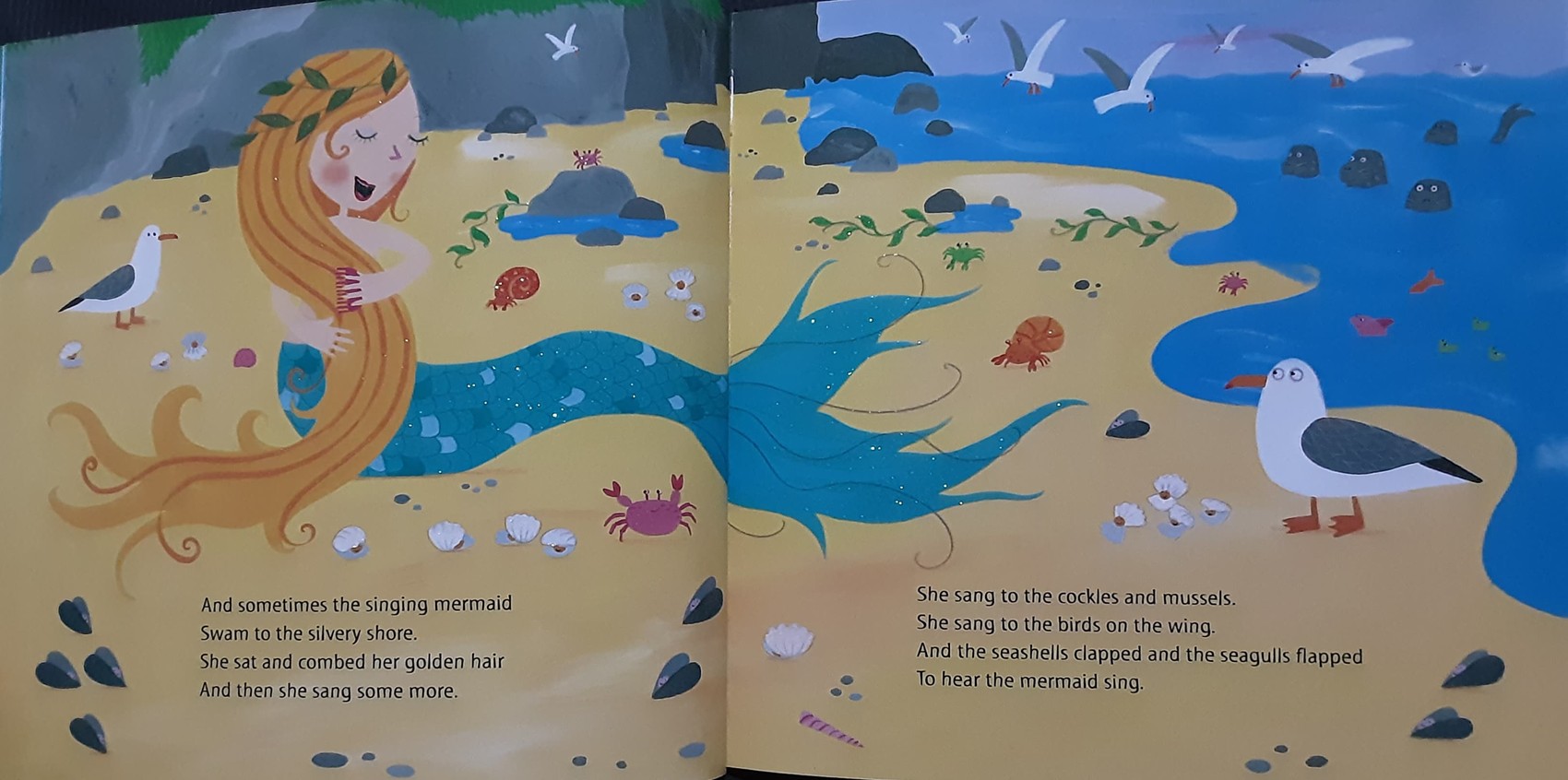 หนังสือนิทานปกอ่อน** THE SINGING MERMAID BY JULIA DONALDSON.LYDIA MONKS