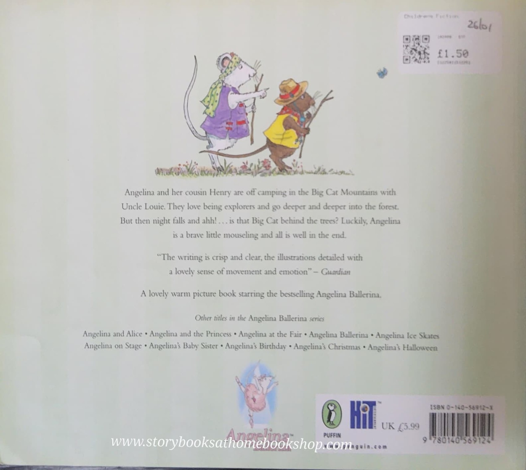 หนังสือนิทานปกอ่อน** 🍅ANGELINA AND HENRY