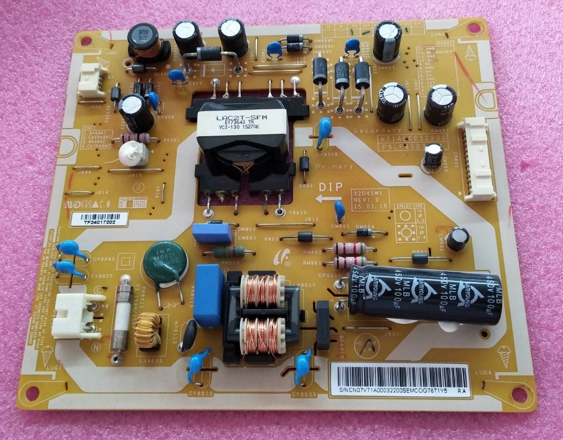 เพาเวอร์ซัพพลายทีวีโตชิบา/ภาคจ่ายไฟทีวีโตชิบา (Power Supply TV TOSHIBA) อะไหล่แท้/มือสองพร้อมใช้งาน ใช้กับรุ่น32L2550VT พาร์ทV71A00032200