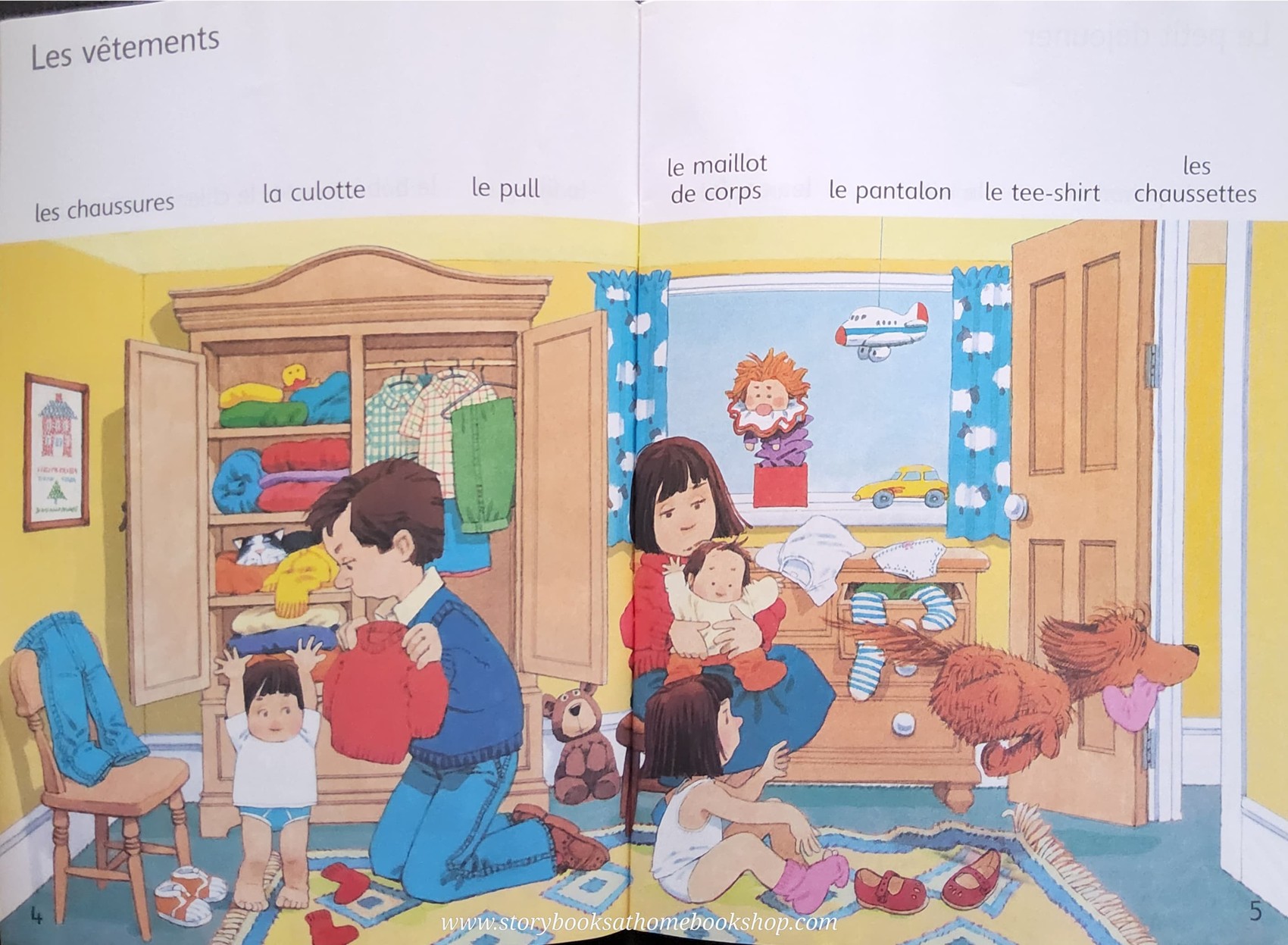 KNOWLEDGE BOOK** ♥️USBORNE FIRST HUNDRED WORDS IN FRENCH STICKER BOOK