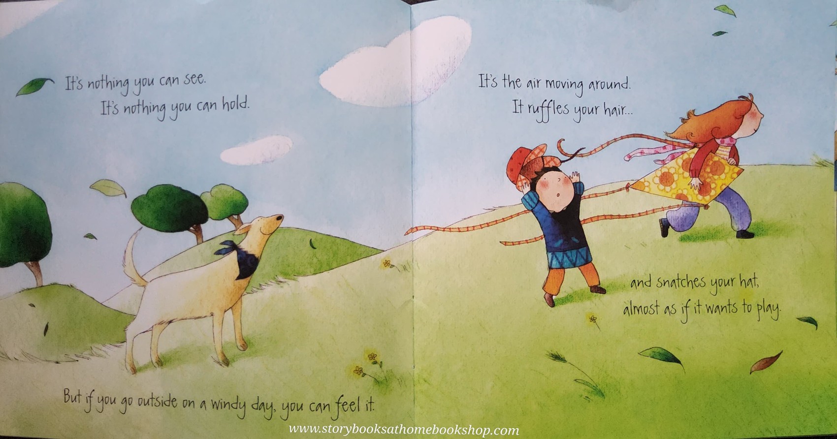 หนังสือนิทานปกอ่อน** 🍅THE WINDY DAY BY ANNA MILBOURNE AND ELENA TEMPPORIN