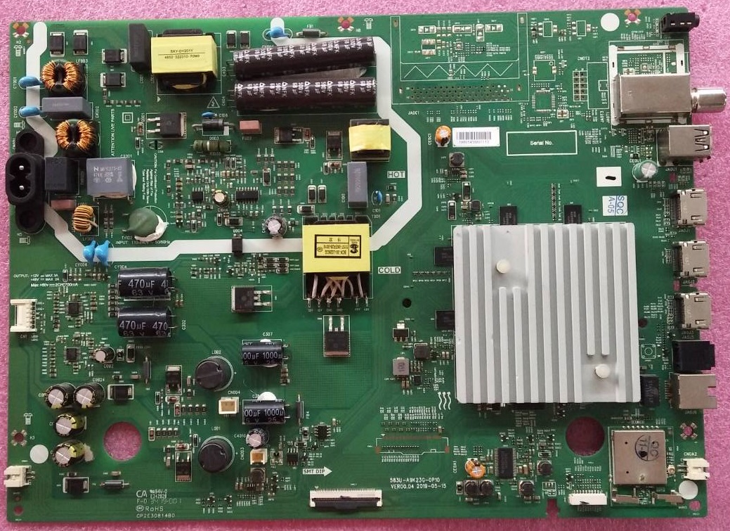 เมนบอร์ดทีวี พานาโซนิค PANASONIC ของแท้ถอดจากเครื่อง รุ่นTH-49GX650T พาร์ท583U-A9K23G-0P10