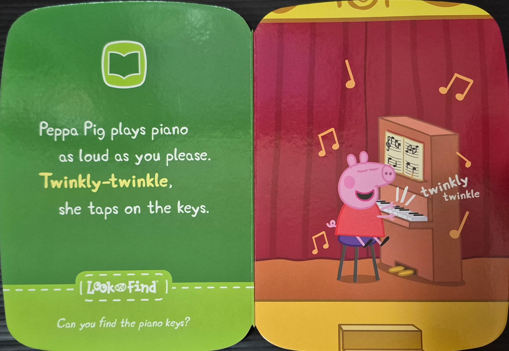 BOARD BOOK** 🍅🍅PEPPA PIG LOOK AND FIND:JOIN THE BAND