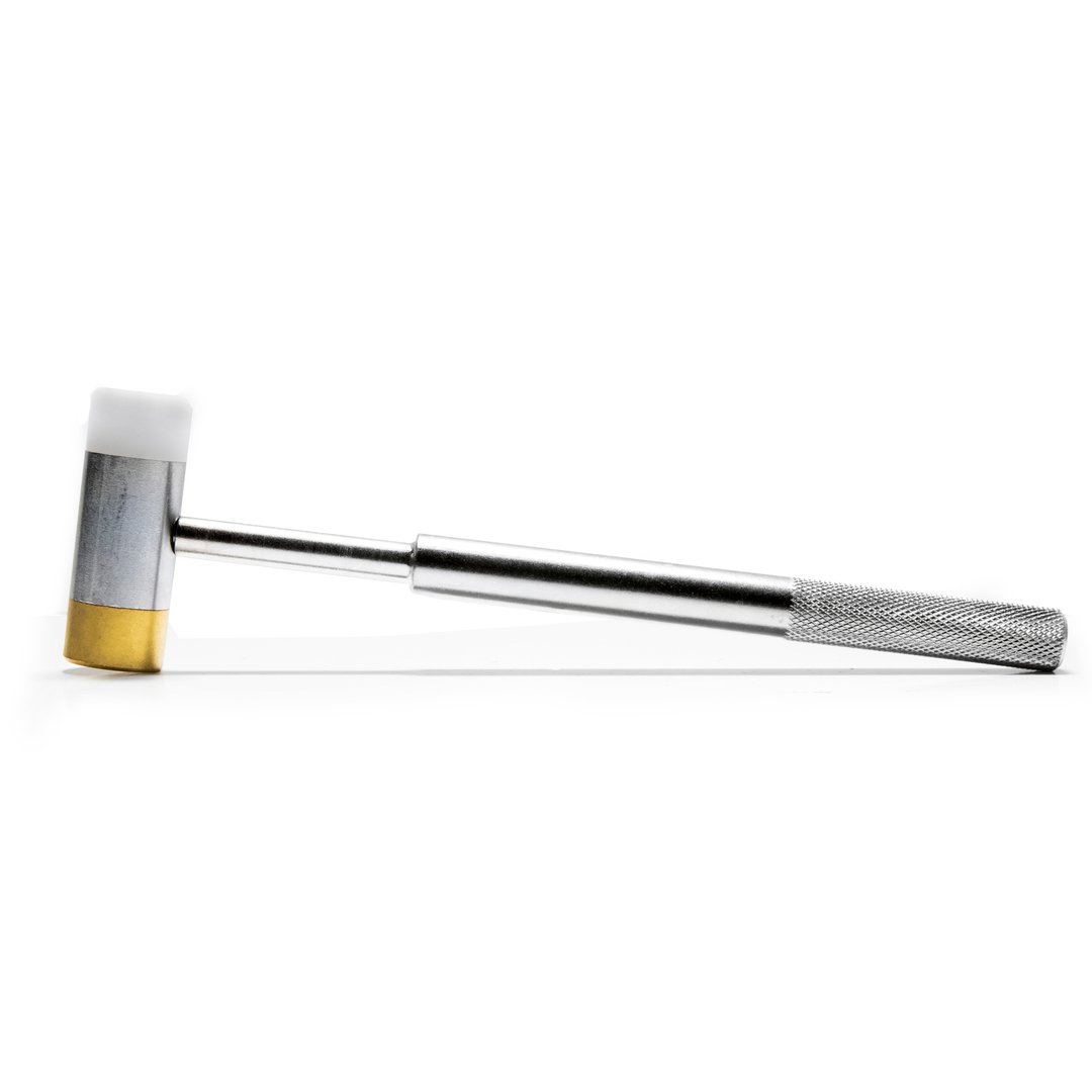 M*CARBO - Brass & Nylon Tip Armorer Hammer (3 oz) Made in USA