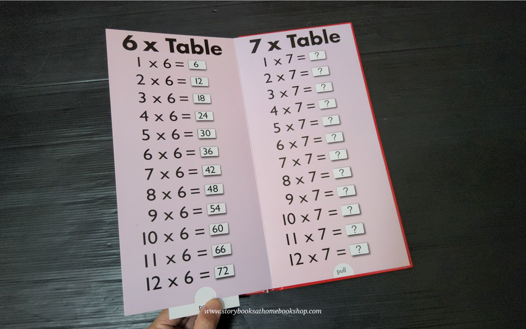 Maths Book ** 🍅🍓Pull the Tab TIMES TAMES TABLES BOOKS♥️♥️