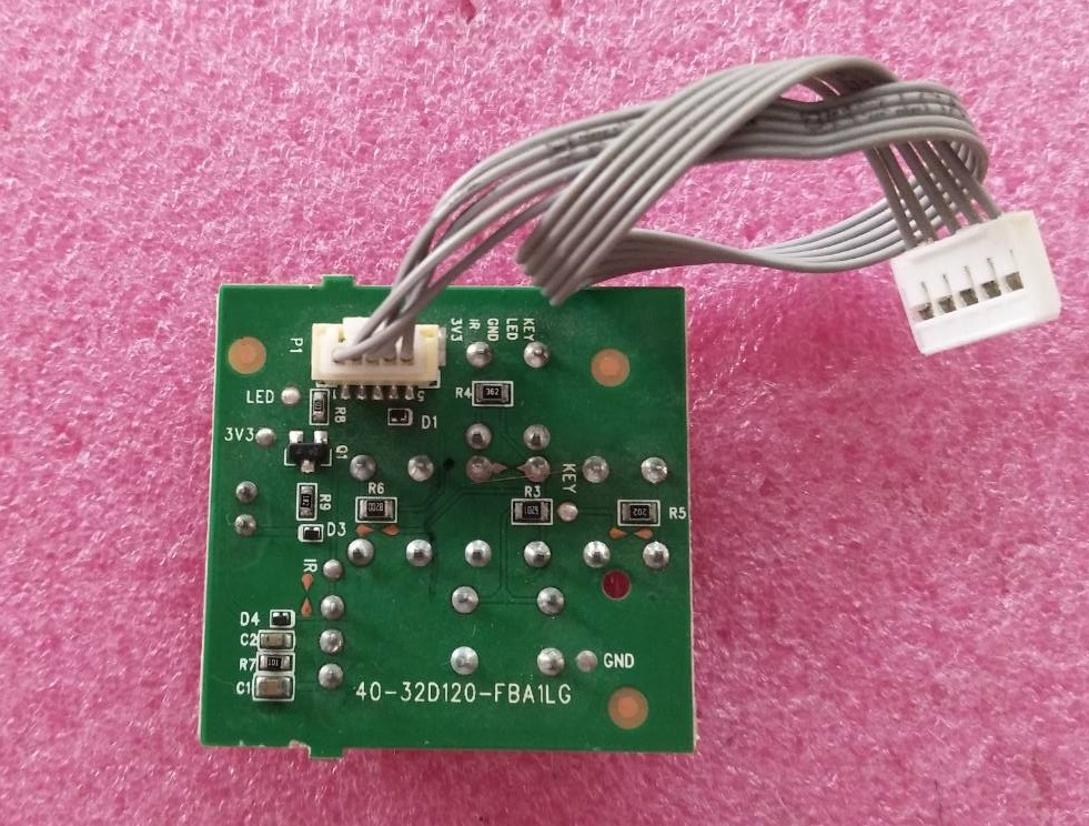 ตัวรับสัญญาณรีโมทย์ทีวี ทีซีแอล TCL ของแท้ถอดจากเครื่อง รุ่น 55P615 พาร์ท40-D6001A-IRG1LG