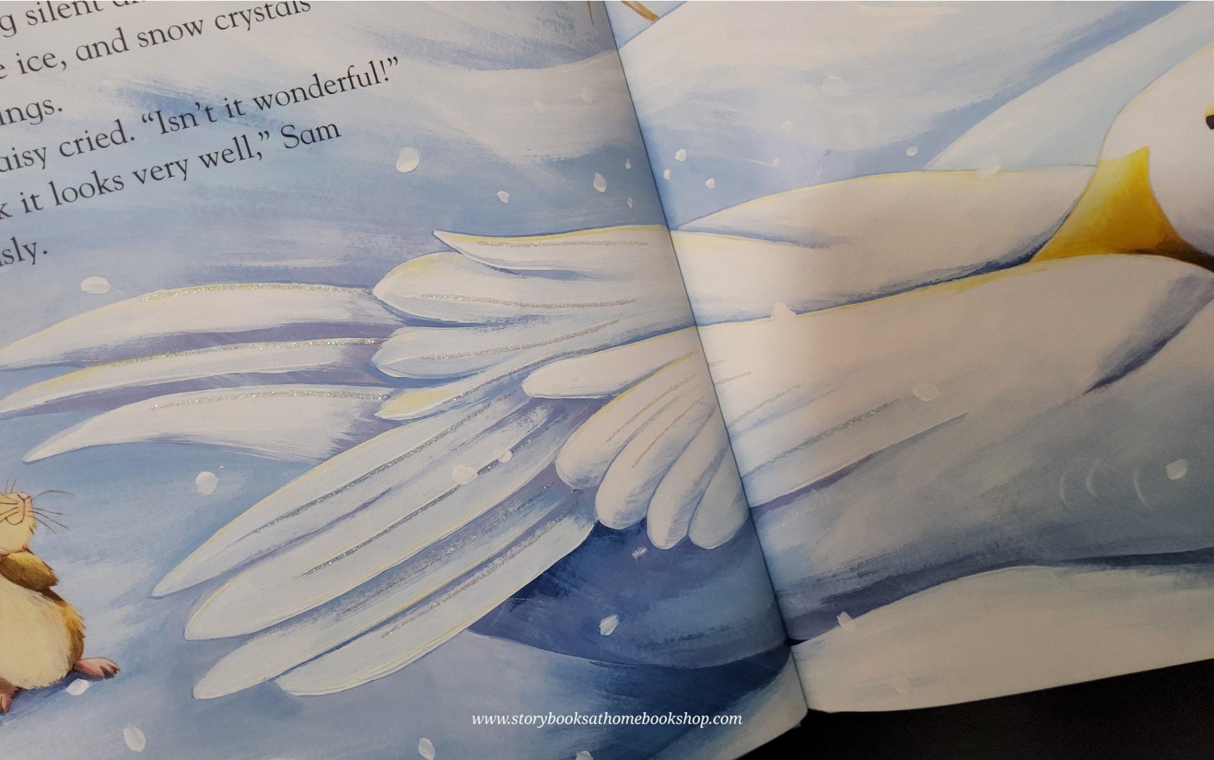 หนังสือนิทานปกแข็ง** ♥️♥️THE SNOW ANGEL BY CHRISTINE LEESON AND JANE CHAPMAN