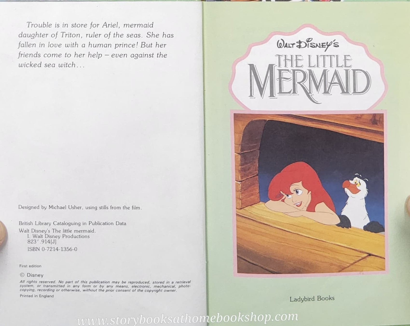 หนังสือนิทานปกแข็ง** 🍅🍅DISNEY THE LITTLE MERMAID