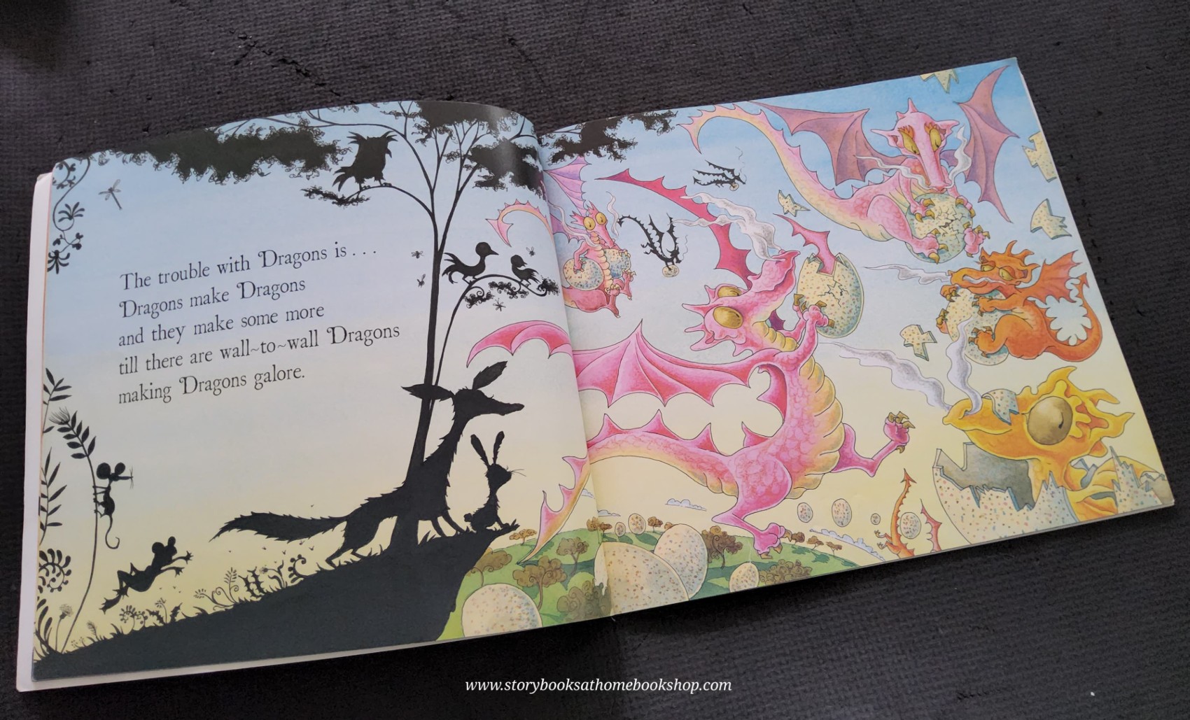 หนังสือนิทานปกอ่อน** 🍓🍓THE TROUBLE WITH DRAGONS BY DEBI GLIORI