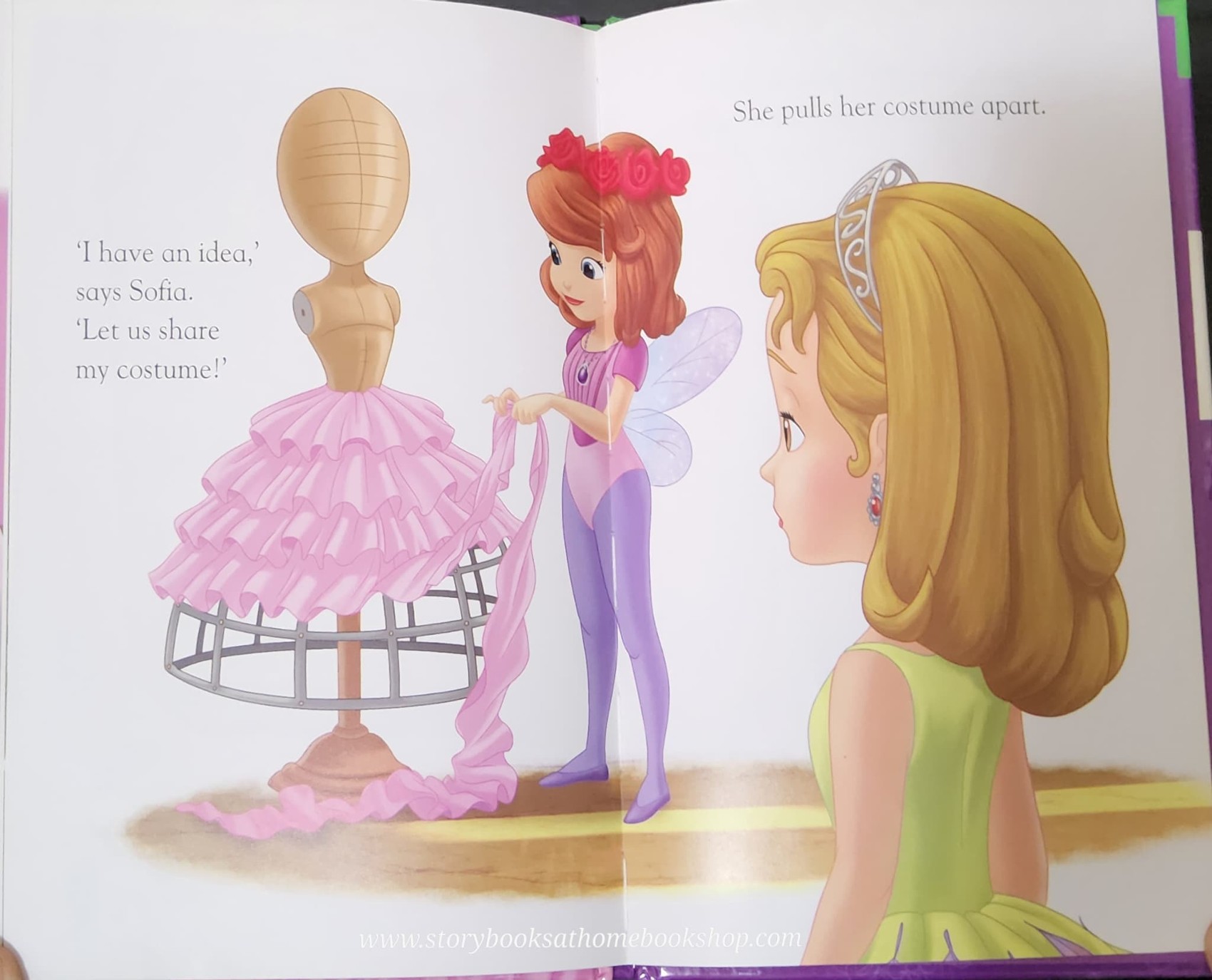 หนังสือนิทานปกแข็ง** 🍅🍅DISNEY JUNIOR SOFIA THE FIRST: THE FANCY DRESS BALL