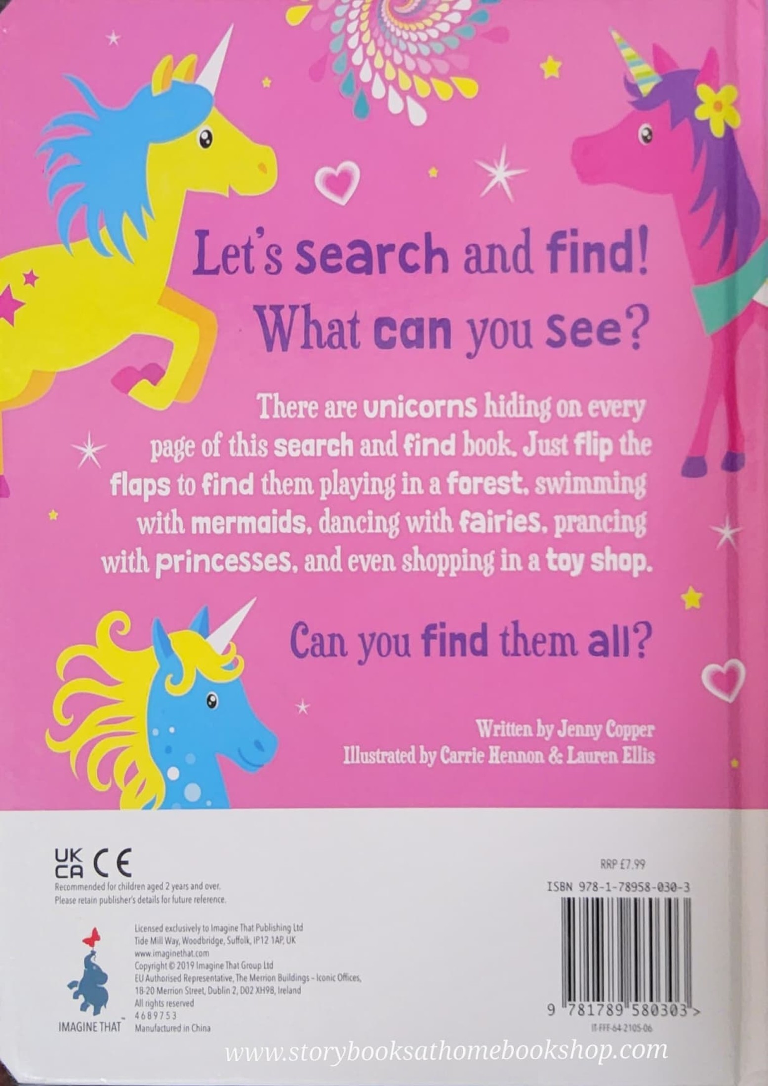 FLIP AND FLAP BOARD BOOK** 🍅🍓TOO MANY UNICORNS FAIRIES &MERMAIDS