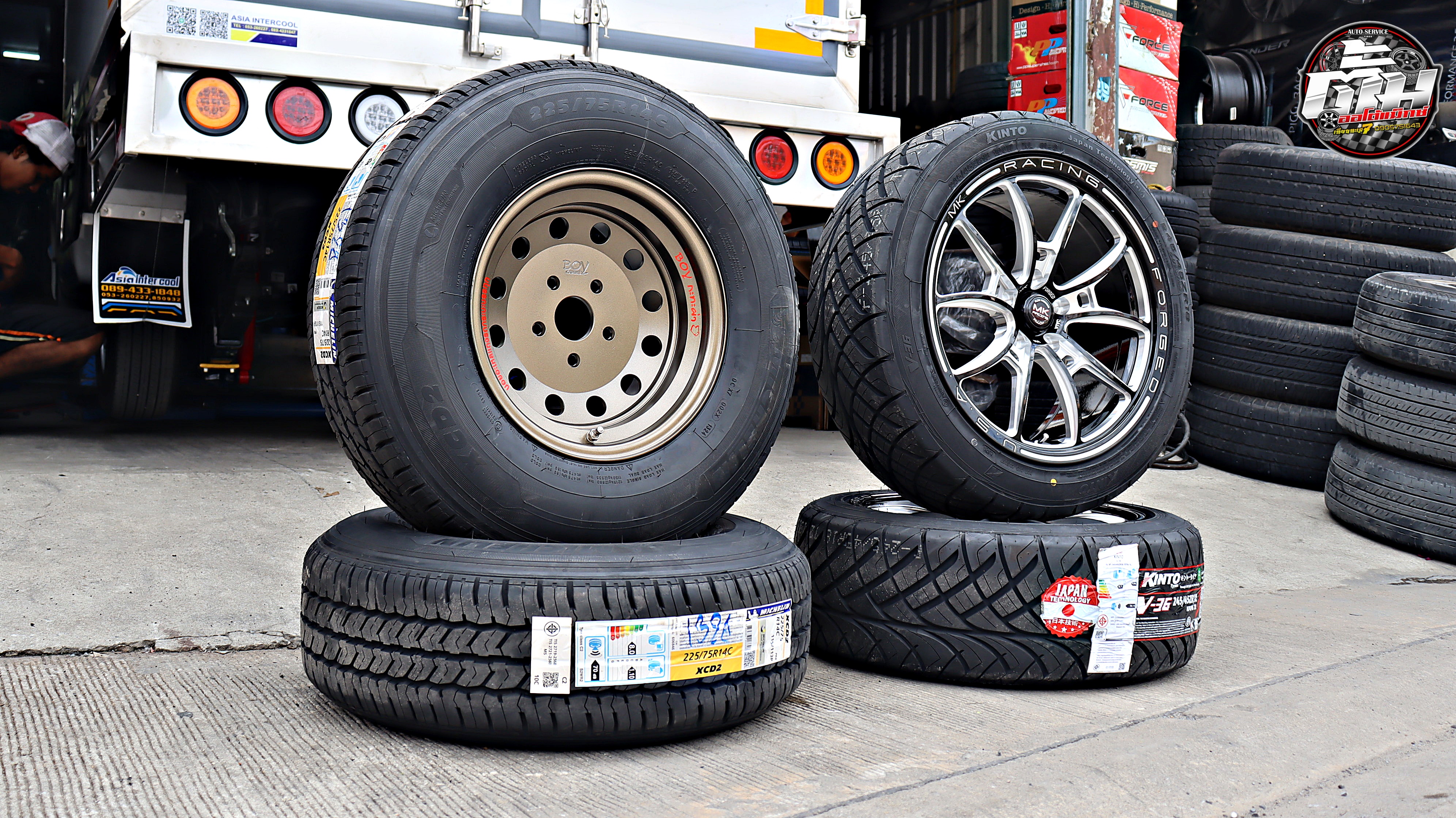 TOYOTA Z-Edition ป้ายแดง เปลี่ยนล้อยาง MK Sport M3 ขอบ18นิ้ว ยาง KINTO V-36 245/45R18 100W