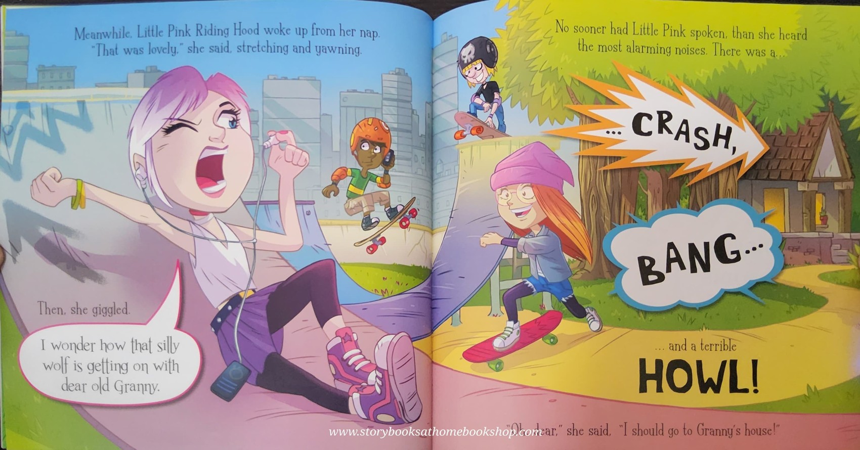 หนังสือนิทานปกอ่อน** 🍅🍅LITTLE PINK RIDING HOOD