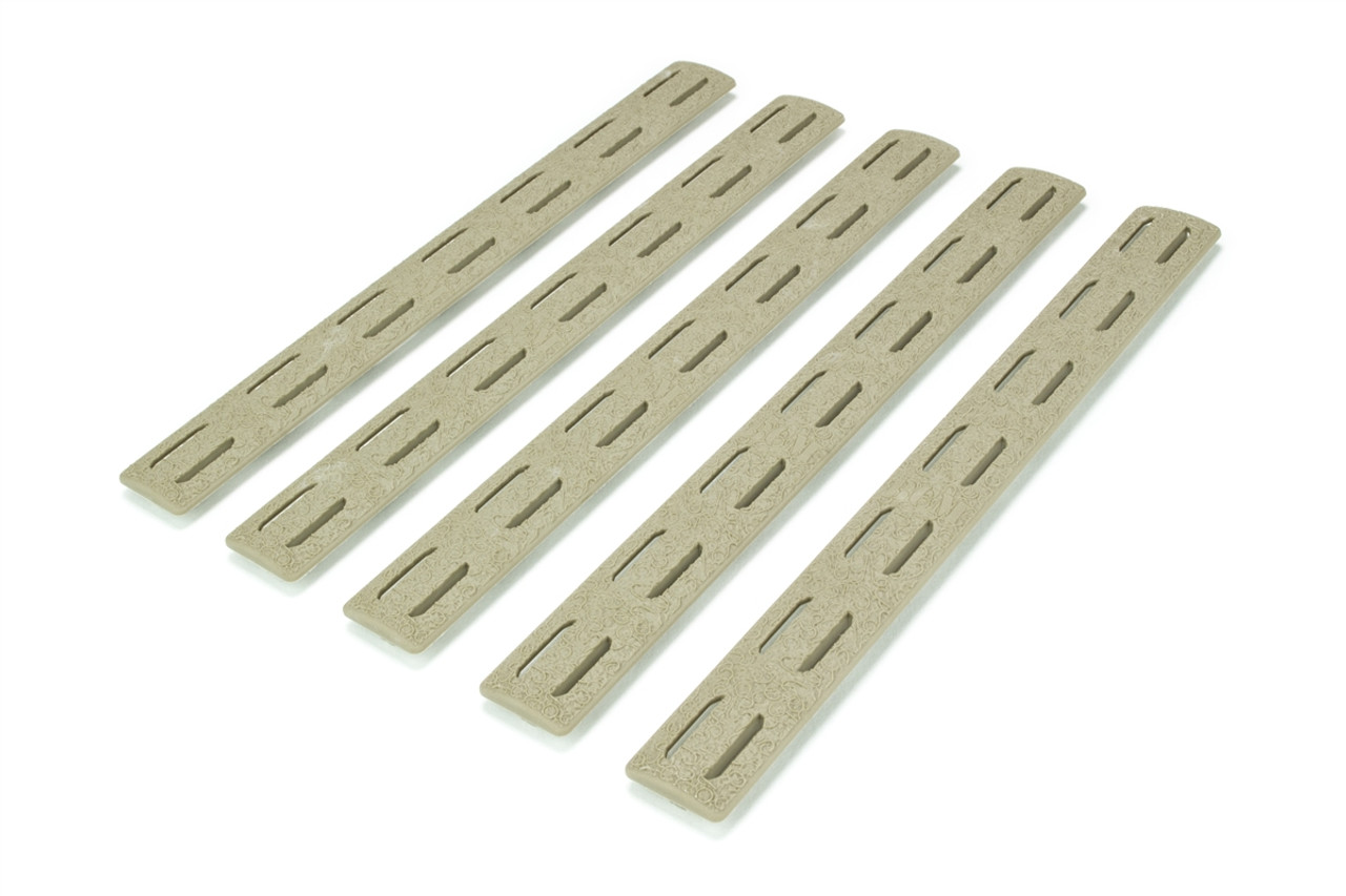 BCM GUNFIGHTER™ - KeyMod™ Rail Cover Kit, 5.5-inch (1ชุด 5ชิ้น) (สีFDE)
