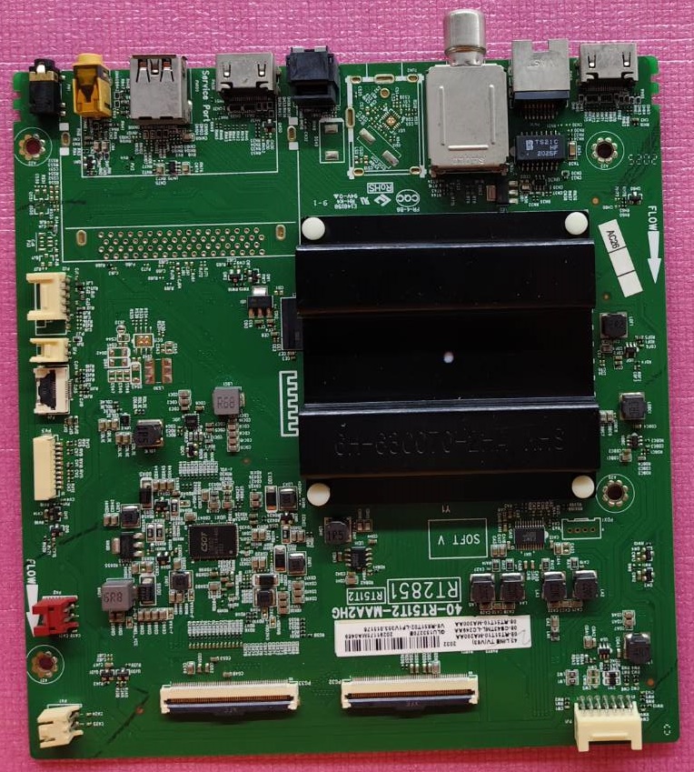 เมนบอร์ดทีวีทีซีแอล TCL อะไหล่แท้#มือสองพร้อมใช้งาน ใช้กับรุ่น 43LINETV พาร์ท40-RT51T2-MAA2HG