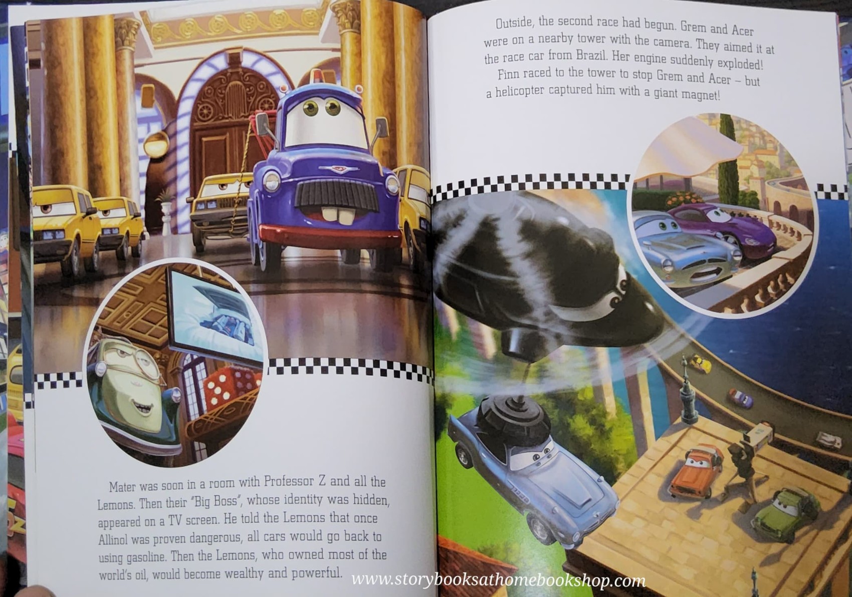 หนังสือนิทานปกแข็ง** 🍅🍅DISNEY PIXAR CARS 2