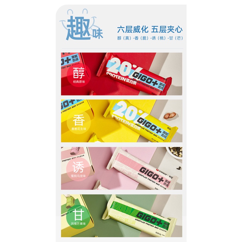 CHUJI Protein Bar โปรตีนบาร์ รสดั้งเดิม/รสถั่วลิสง อิ่มนาน 1แท่ง/38กรัม โปรตีน9.2กรัม