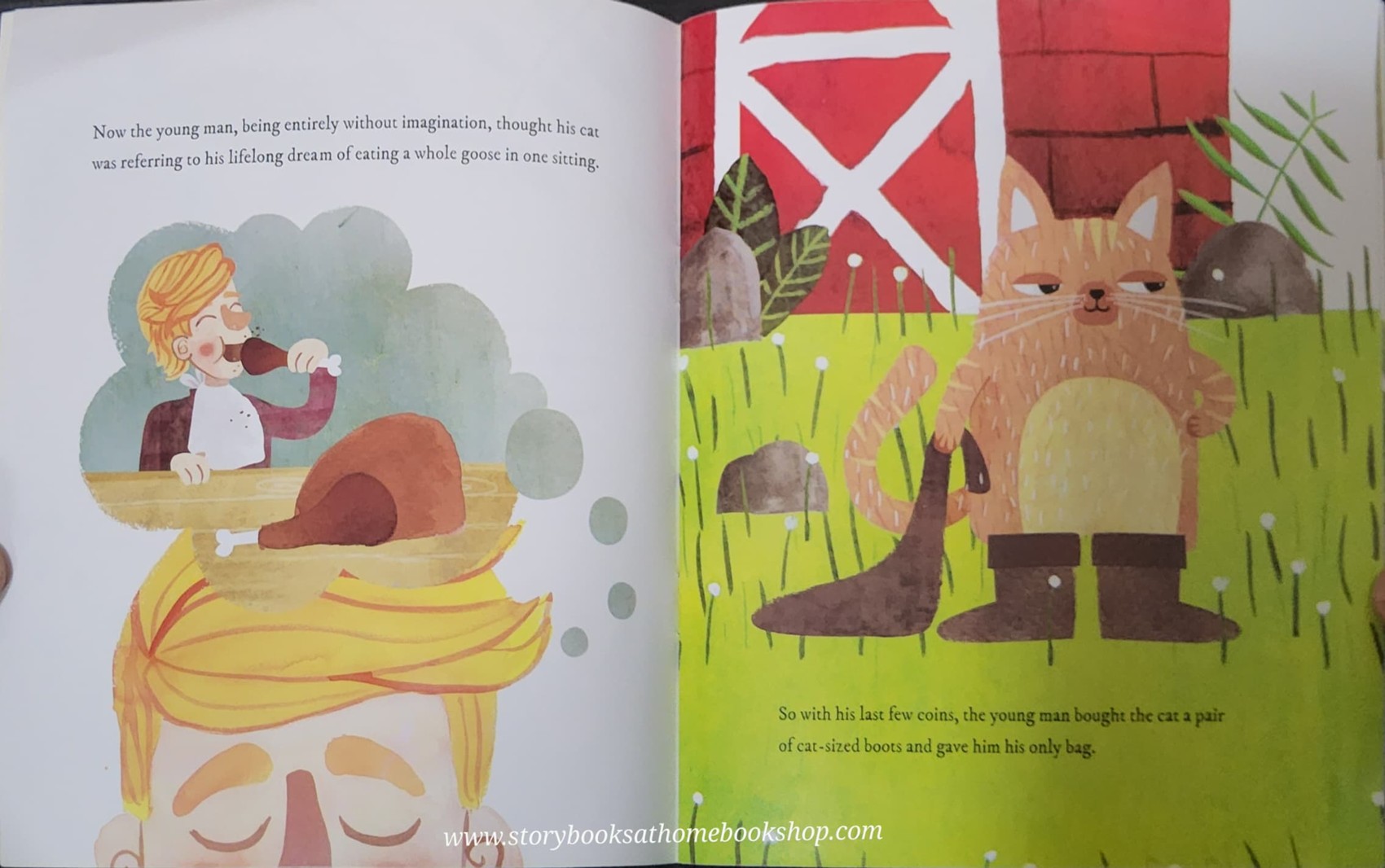 หนังสือนิทานปกอ่อน ** 🍅🍓PUSS IN BOOTS CLASSIC FAIRY TALES