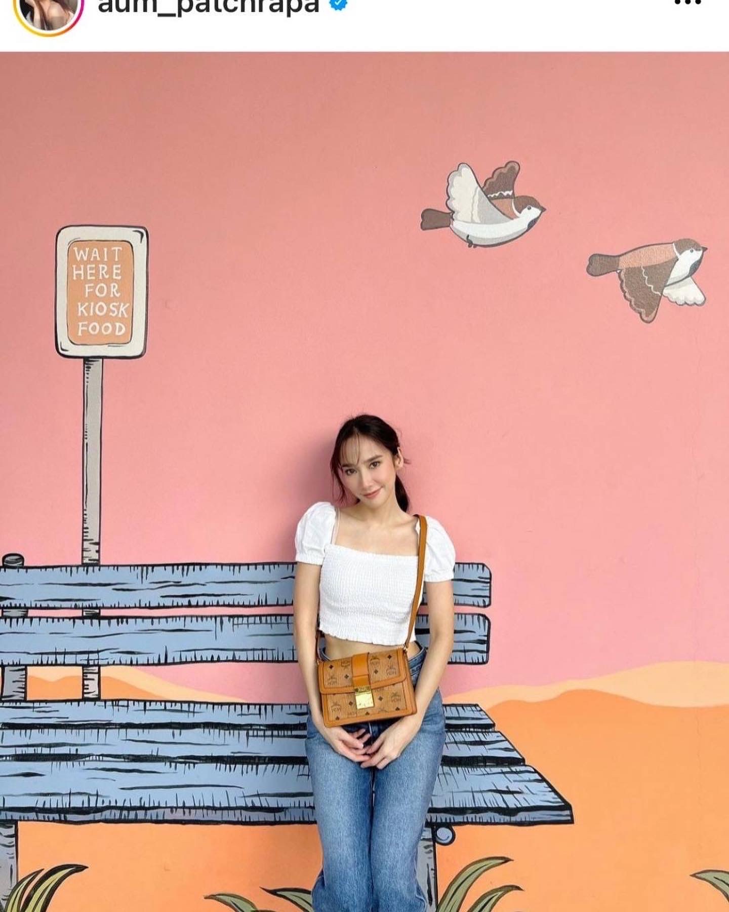 New Mcm tracy small อุปกรณ์การ์ด ถุงผ้า ถุงกระดาษ