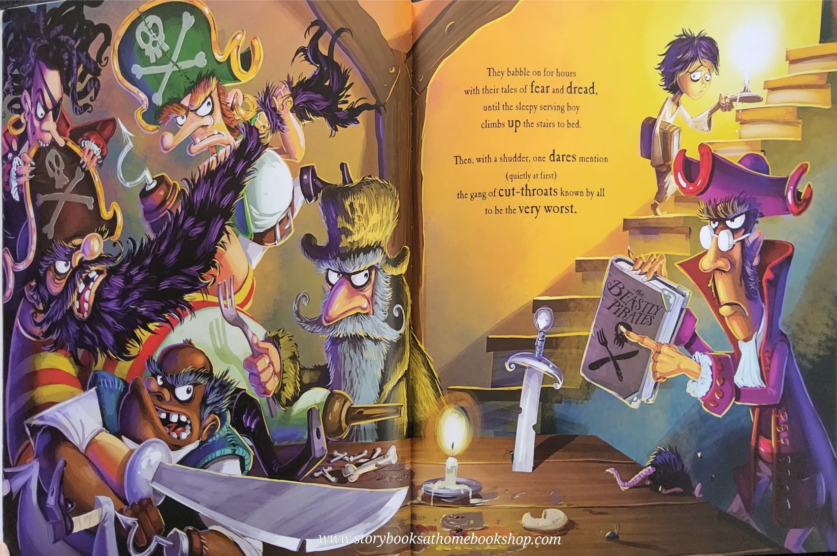 หนังสือนิทานปกอ่อน** 🍅🍓THE BEASTLY PIRATES BY JOHN KELLY