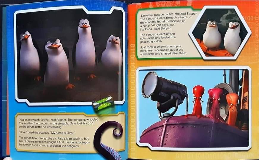 Dreamworks Book of Movie** 🍅🍓PENGUINS MADAGASCAR