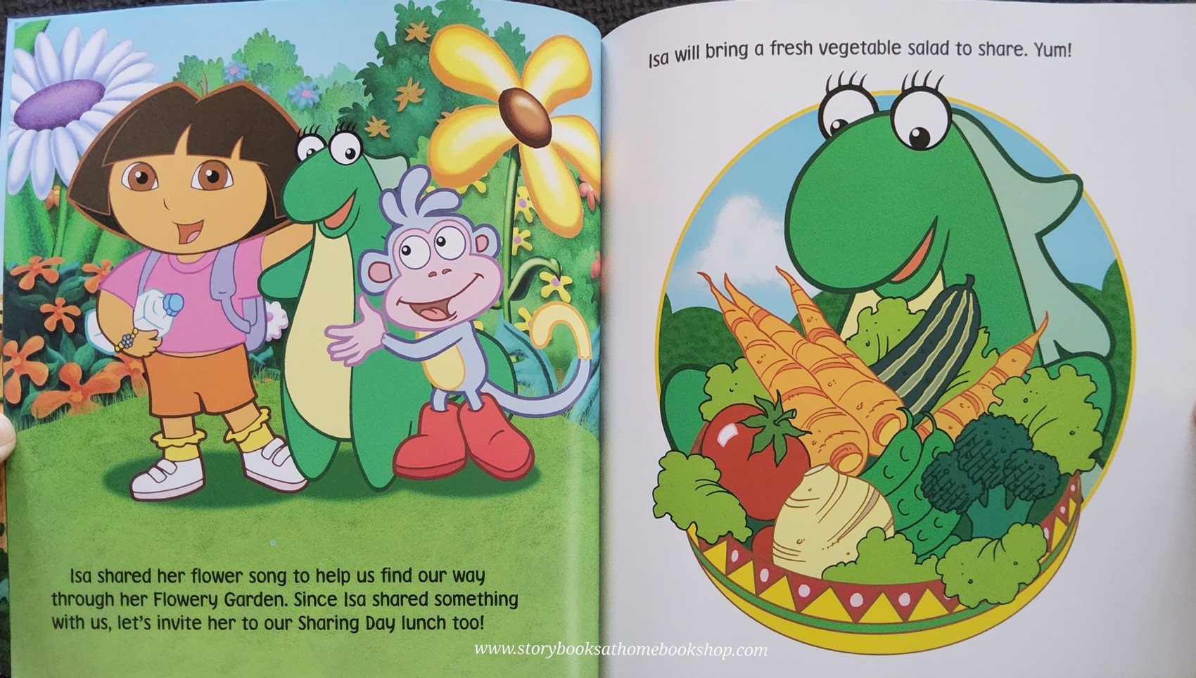 หนังสือนิทานปกอ่อน** 🍓🍓DORA THE EXPLORER: IT'S SHARING DAY!