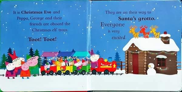 BOARD BOOK** 🍅🍓Peppa Pig Pappa's Christmas Wish