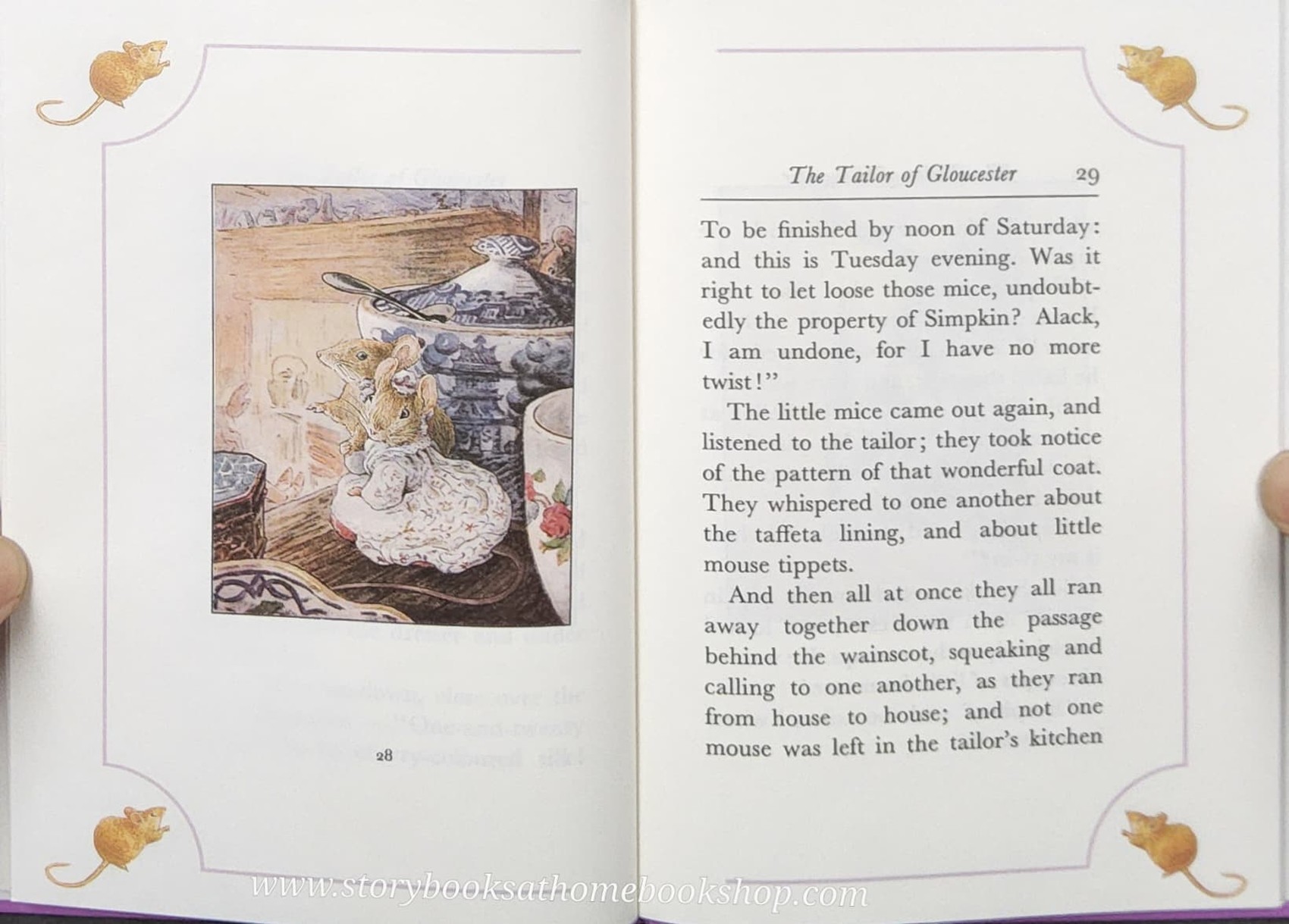 หนังสือนิทานปกแข็ง** ♥️TALE OF TAILOR OF GLOUCESTER BY BRETRIX POTTER