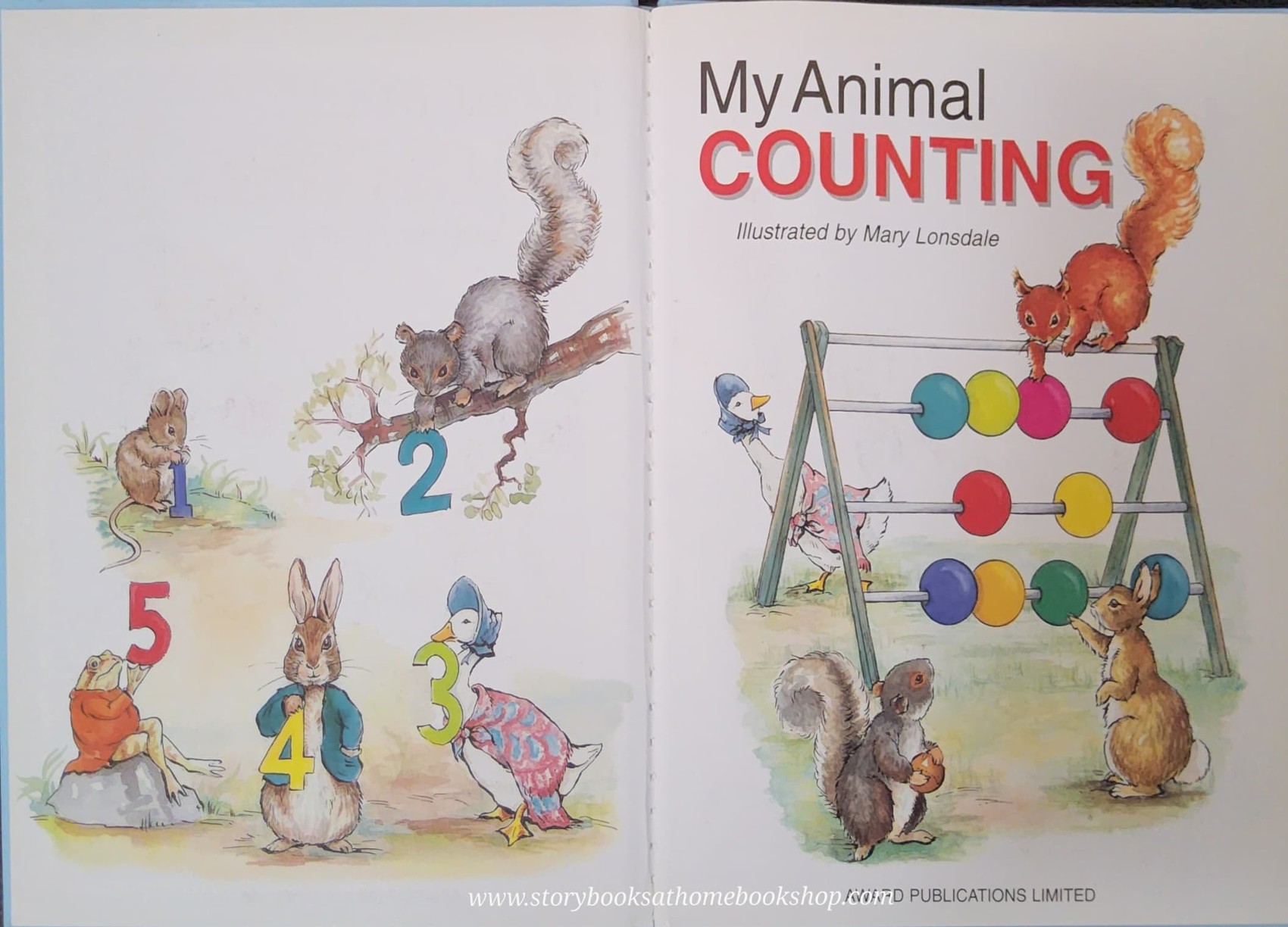 หนังสือนิทานปกแข็ง** 🍅MY ANIMAL COUNTING